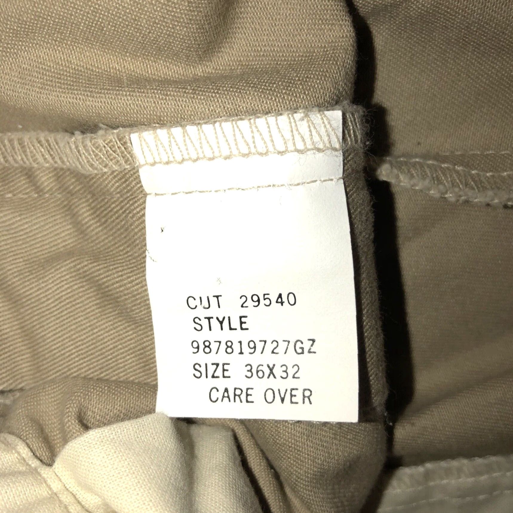 Polo Ralph Lauren Polo Ralph Lauren Dress Pants Mens 36 x 32 Beige Regular Inseam 32 Mens Size US M / EU 48-50 / 2 - 3 Thumbnail