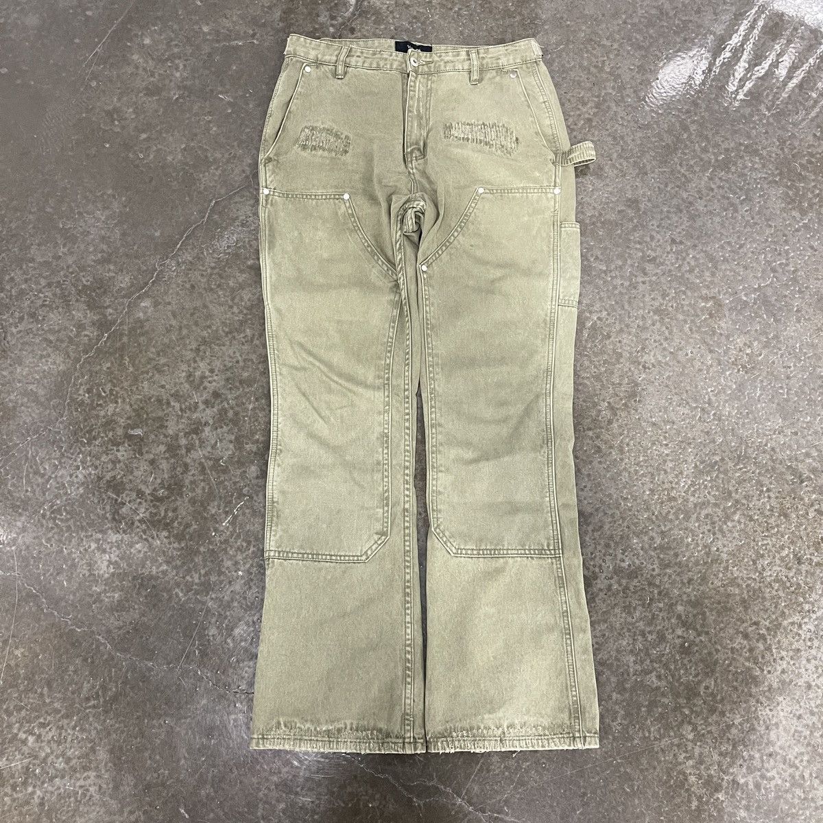 Vuja De Vuja De Gunther Destroyed Double Knee Carpenter Pants