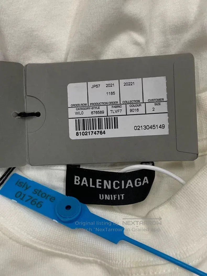 Balenciaga Balenciaga Logo Print Crewneck Short Sleeve T-Shirt. Size US S / EU 44-46 / 1 - 4 Thumbnail