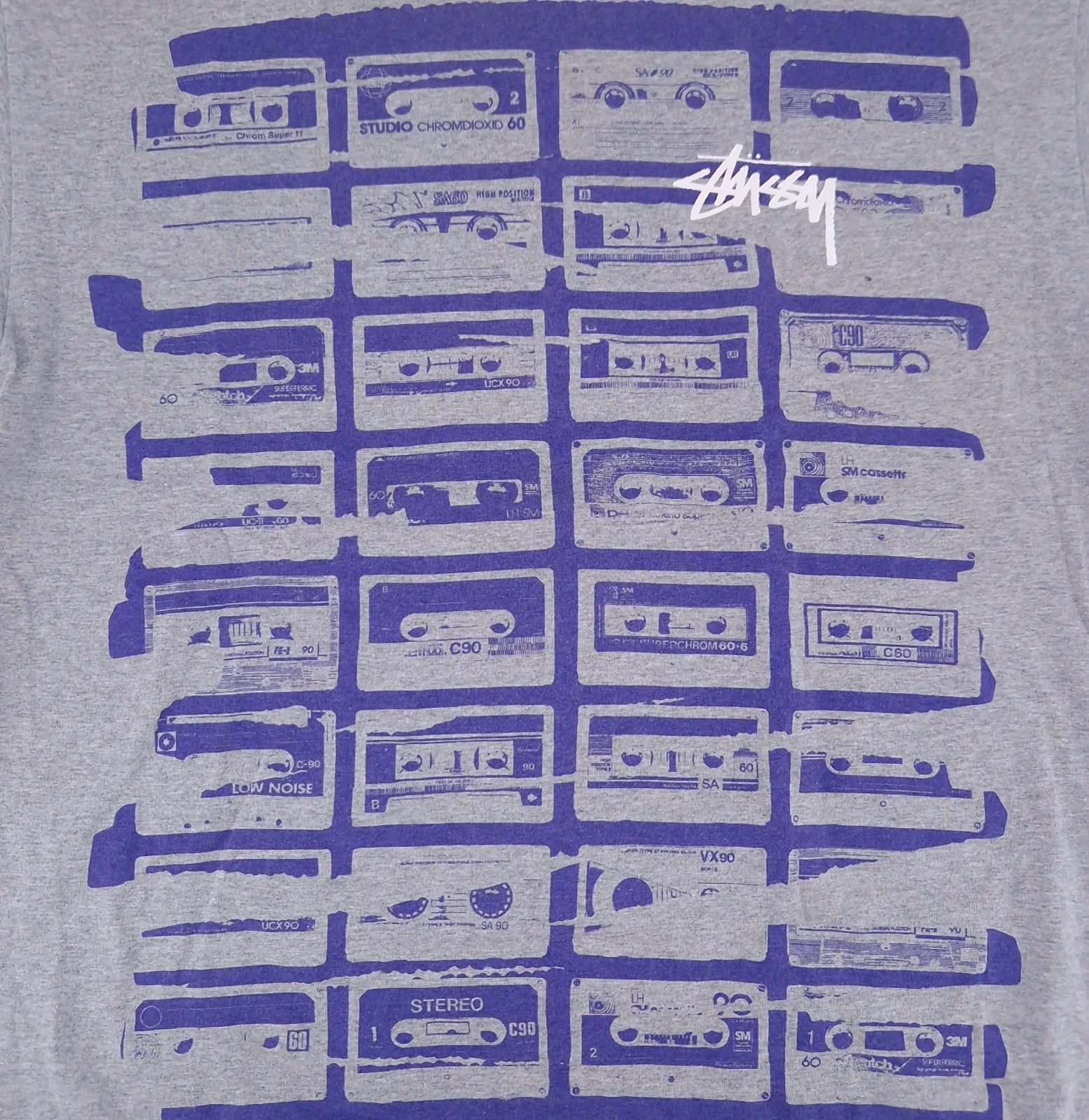 Stussy Vintage 90s Stussy Radio Cassette Boombox Tee Size US XL / EU 56 / 4 - 4 Thumbnail