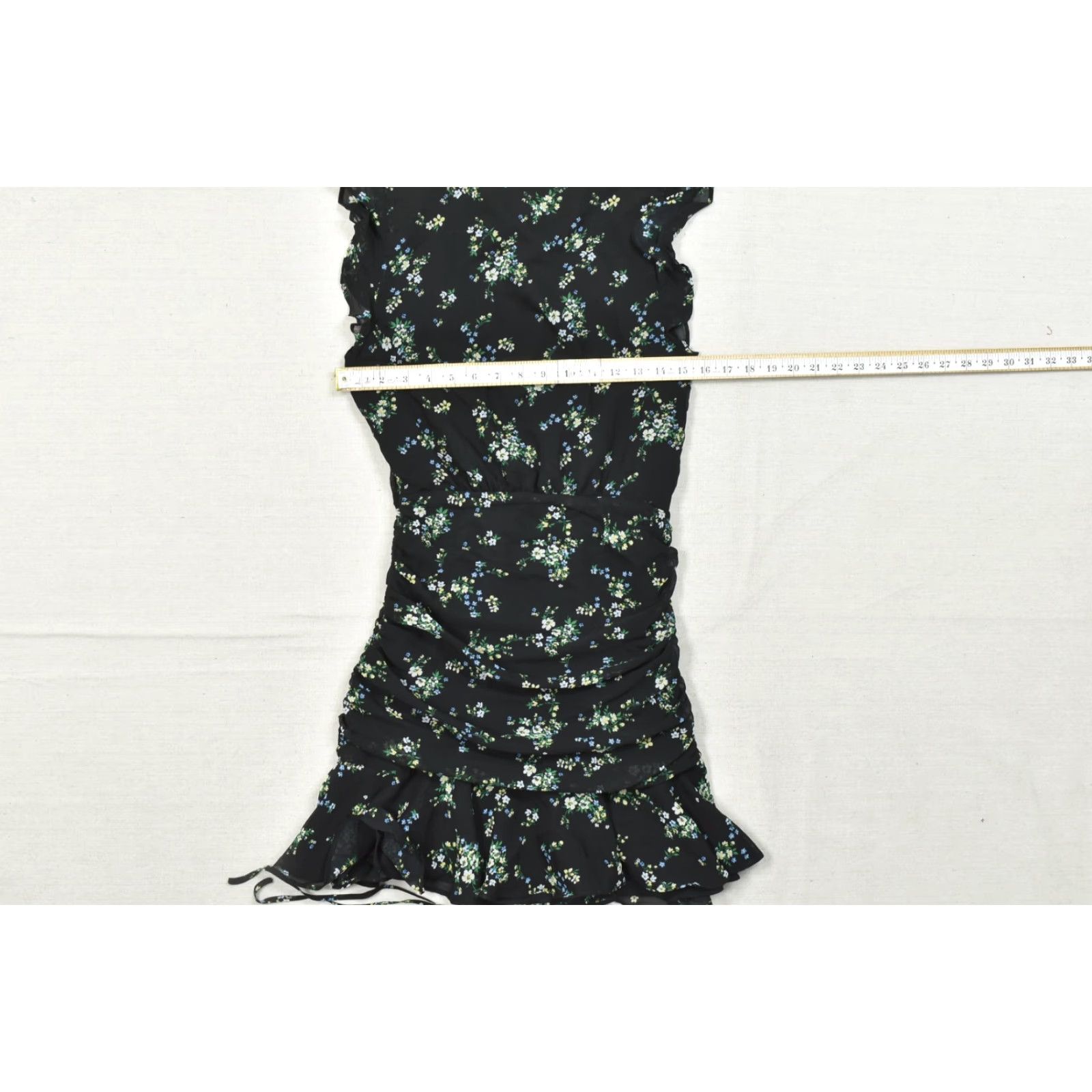 audrey dress black Stretchy Black Mini Dress with Flattering Fit main image 0