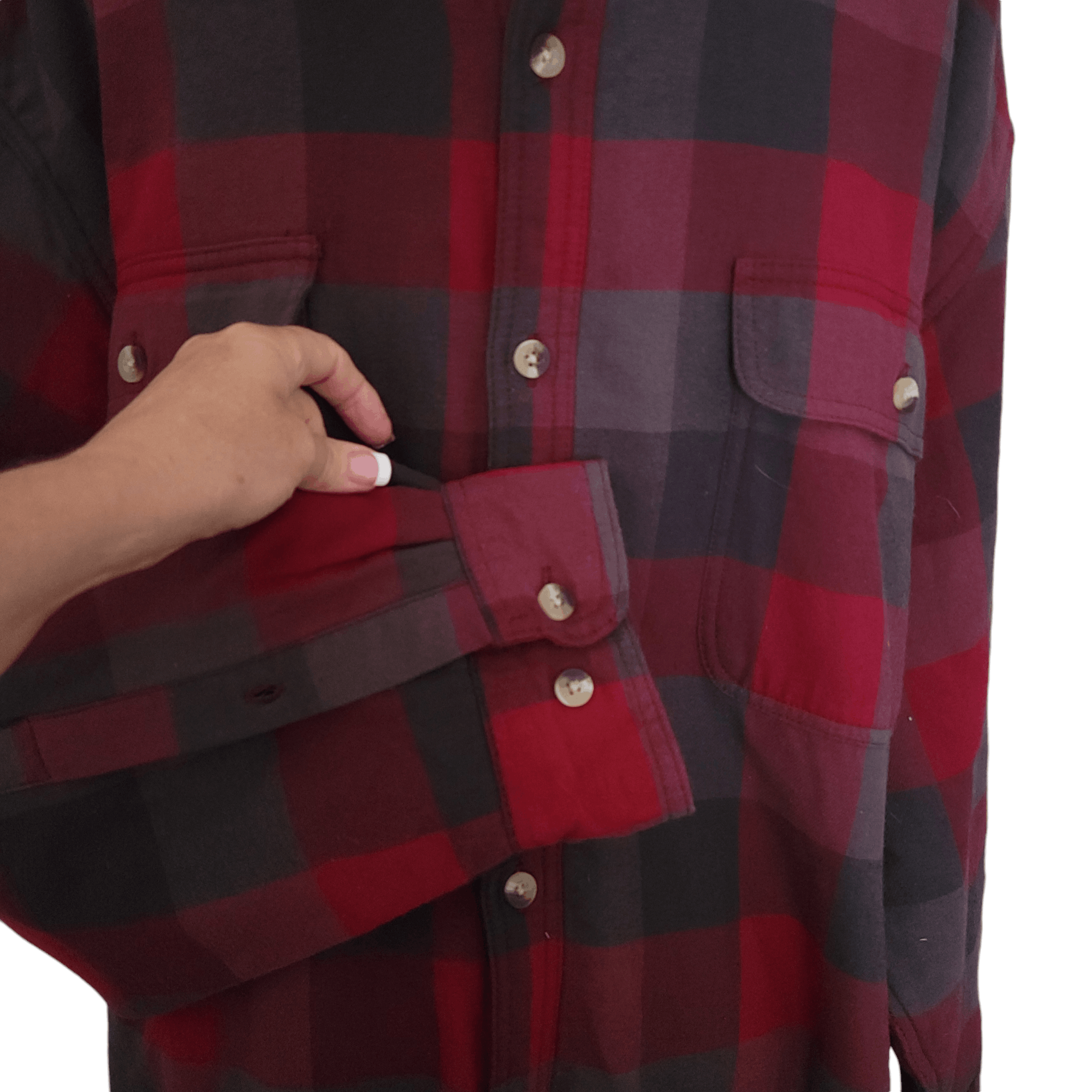 Redhead Red Head Brand Co. Warm Sherpa Lined Plaid Work Shirt Jacket Size US XXL / EU 58 / 5 - 3 Thumbnail