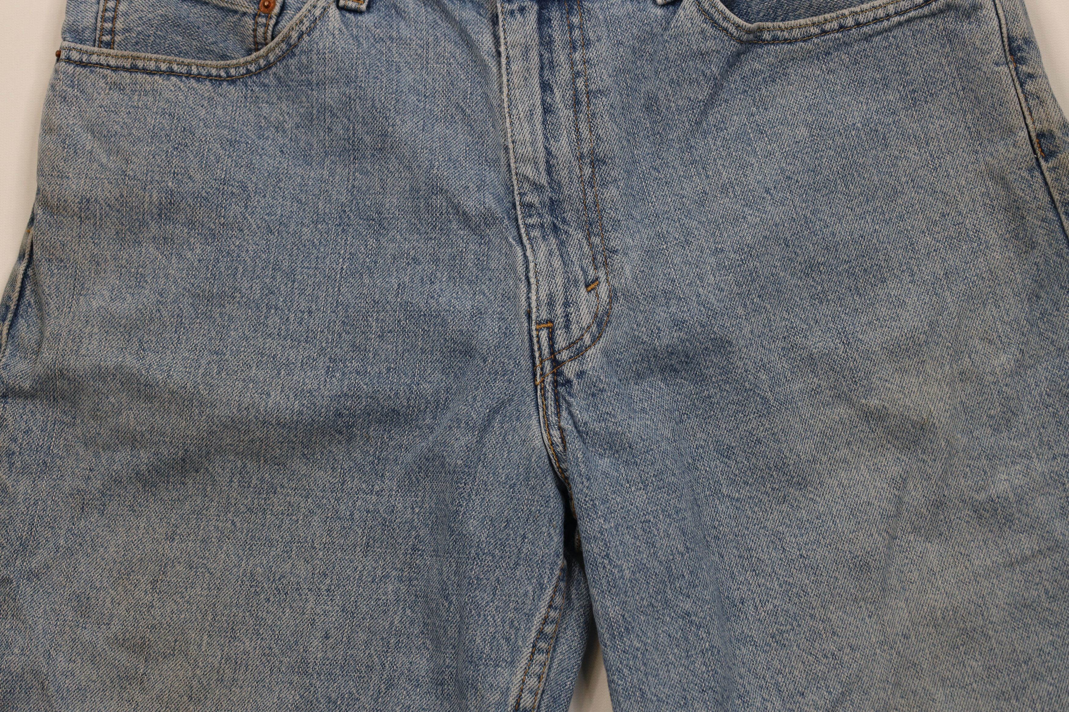 Levi's Vintage Y2K Levis 550 Fit Denim Jean Shorts Jorts Blue Size US 34 / EU 50 - 3 Thumbnail