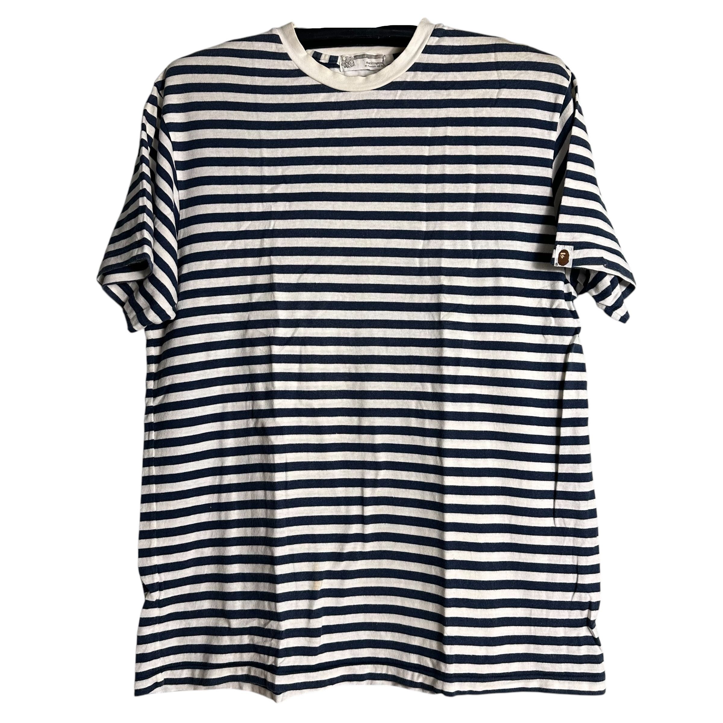 Bape 🔥RARE🔥Vintage A Bathing Ape Bape Striped T-shirt Size US M / EU 48-50 / 2 - 1 Thumbnail