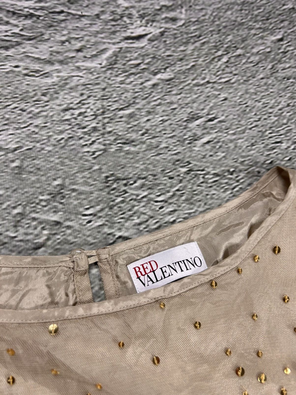 RED Valentino Red Valentino dress glitter beige gold Size M / US 6-8 / IT 42-44 - 5 Thumbnail