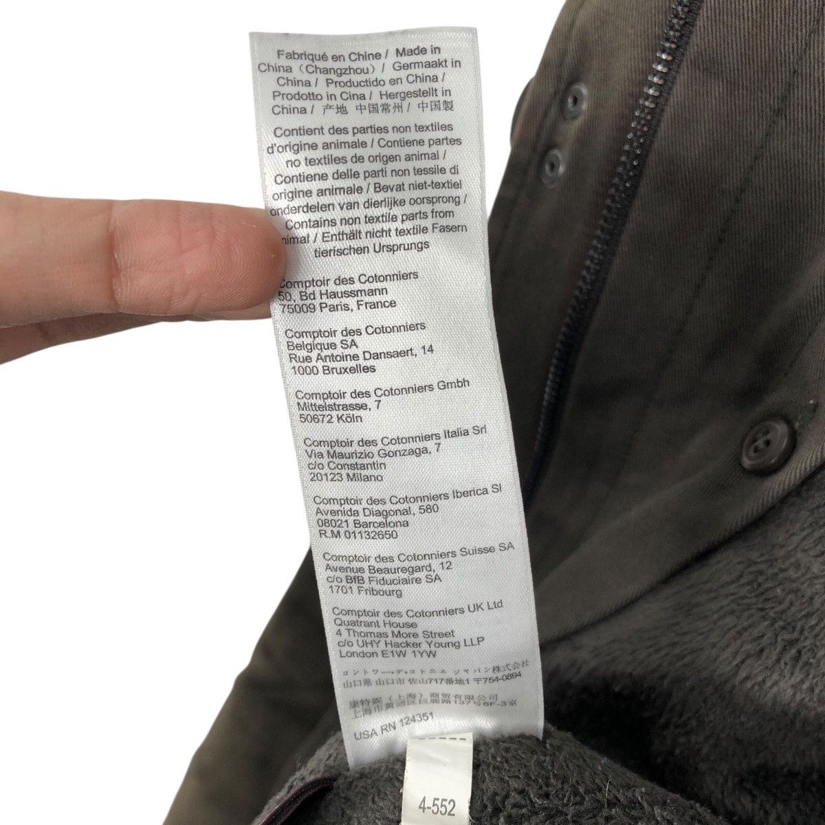 Designer Vintage Faded Wax DESIGNER Comptoir Des Cottonniers Jacket Size US M / EU 48-50 / 2 - 11 Thumbnail