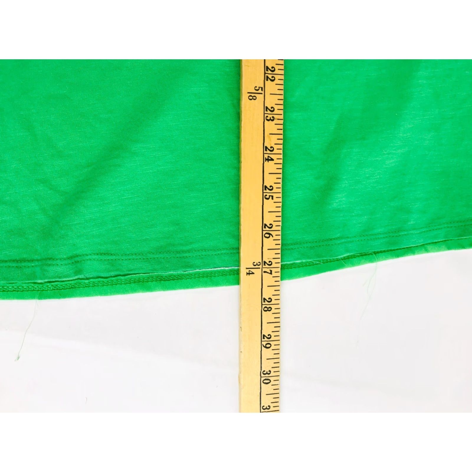 Banana Republic Banana Republic Tank Top Women's Small Green White Striped Back Henley Shirt Size S / US 4 / IT 40 - 4 Thumbnail