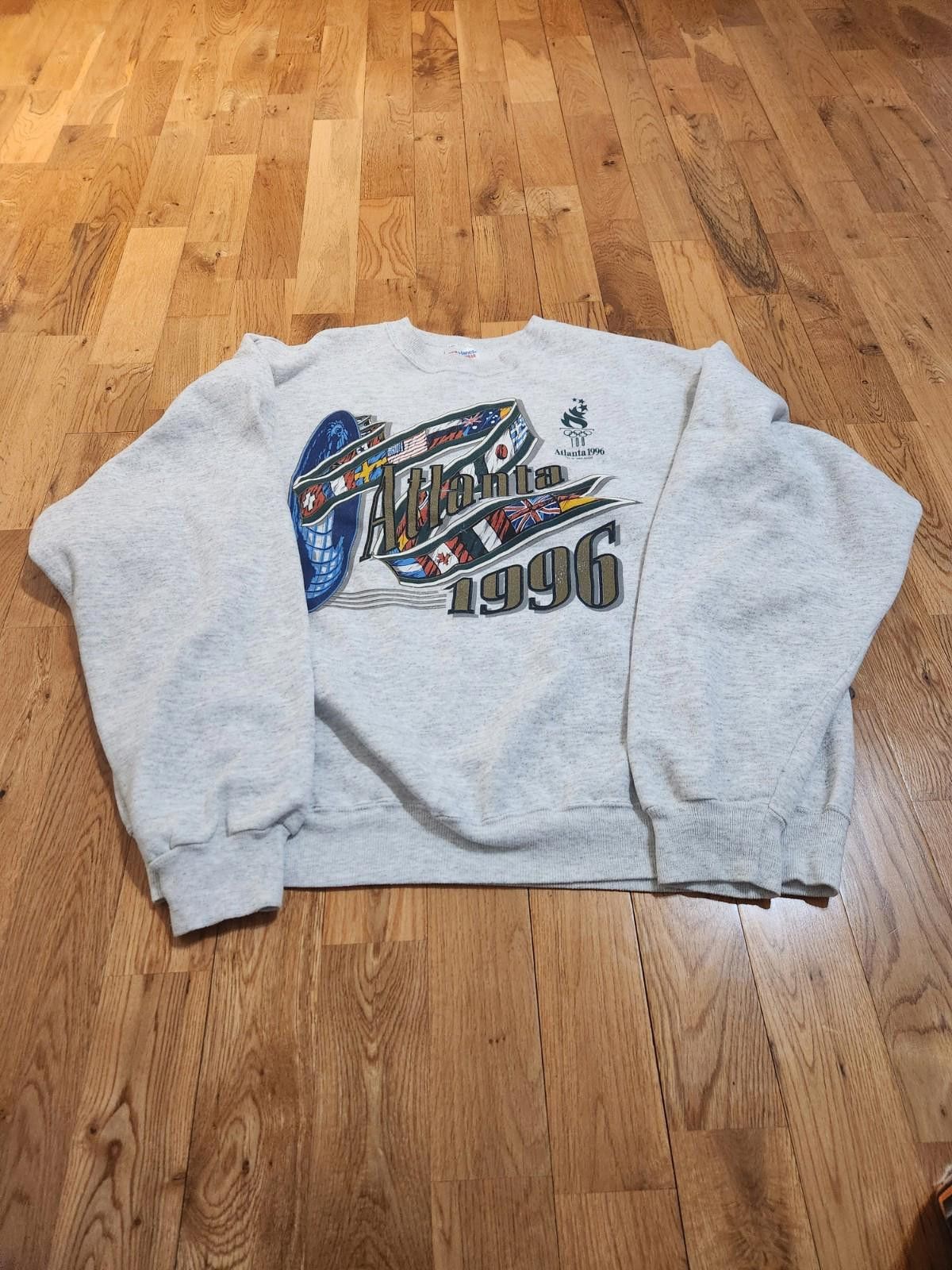 Hanes Vintage Atlanta 1996 Olympics Crewneck Sweatshirt Mens XXL Size US XL / EU 56 / 4 - 1 Thumbnail