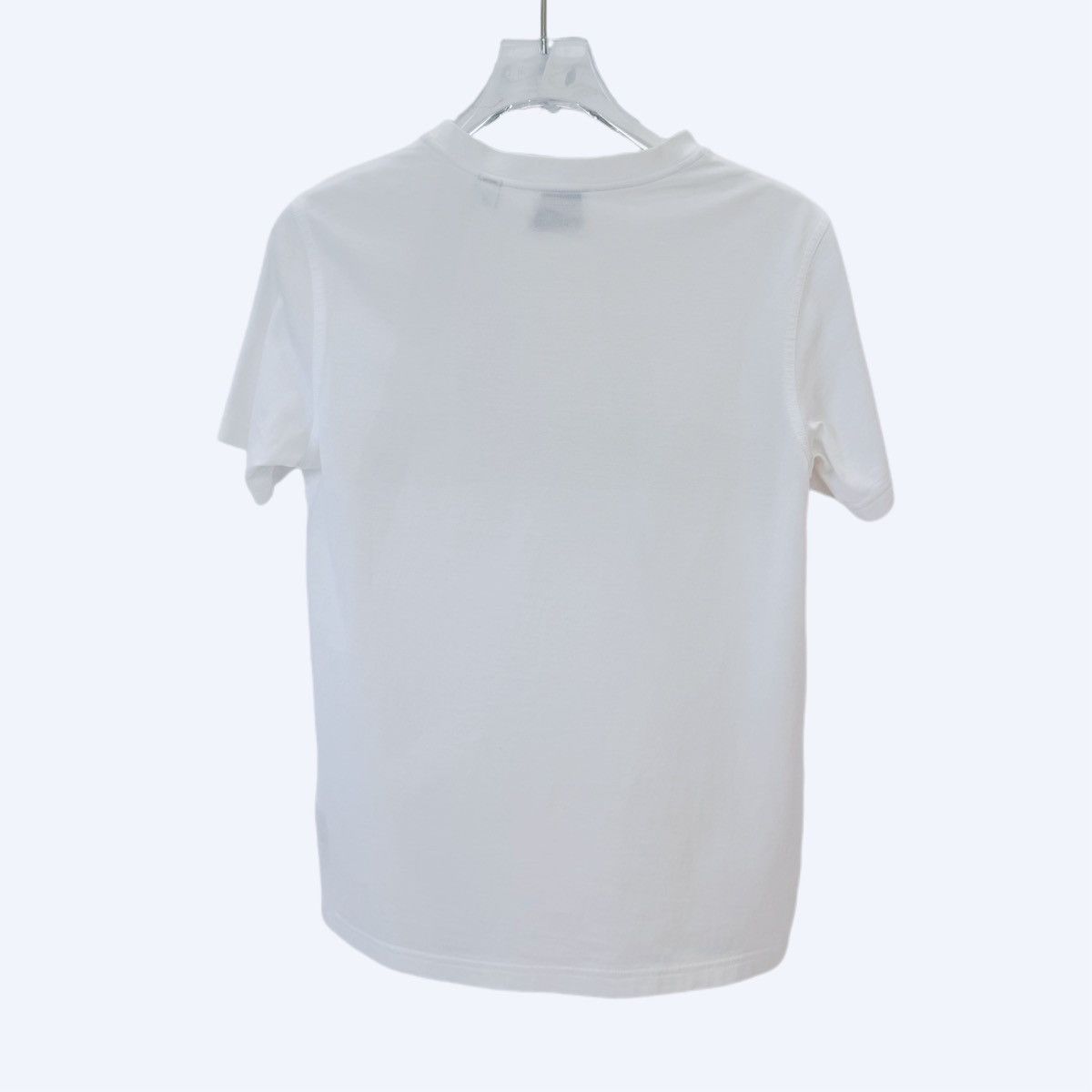 Burberry Burberry White Logo Printed Short Sleeve T-Shirt K26WX Size XS / US 0-2 / IT 36-38 - 2 Thumbnail