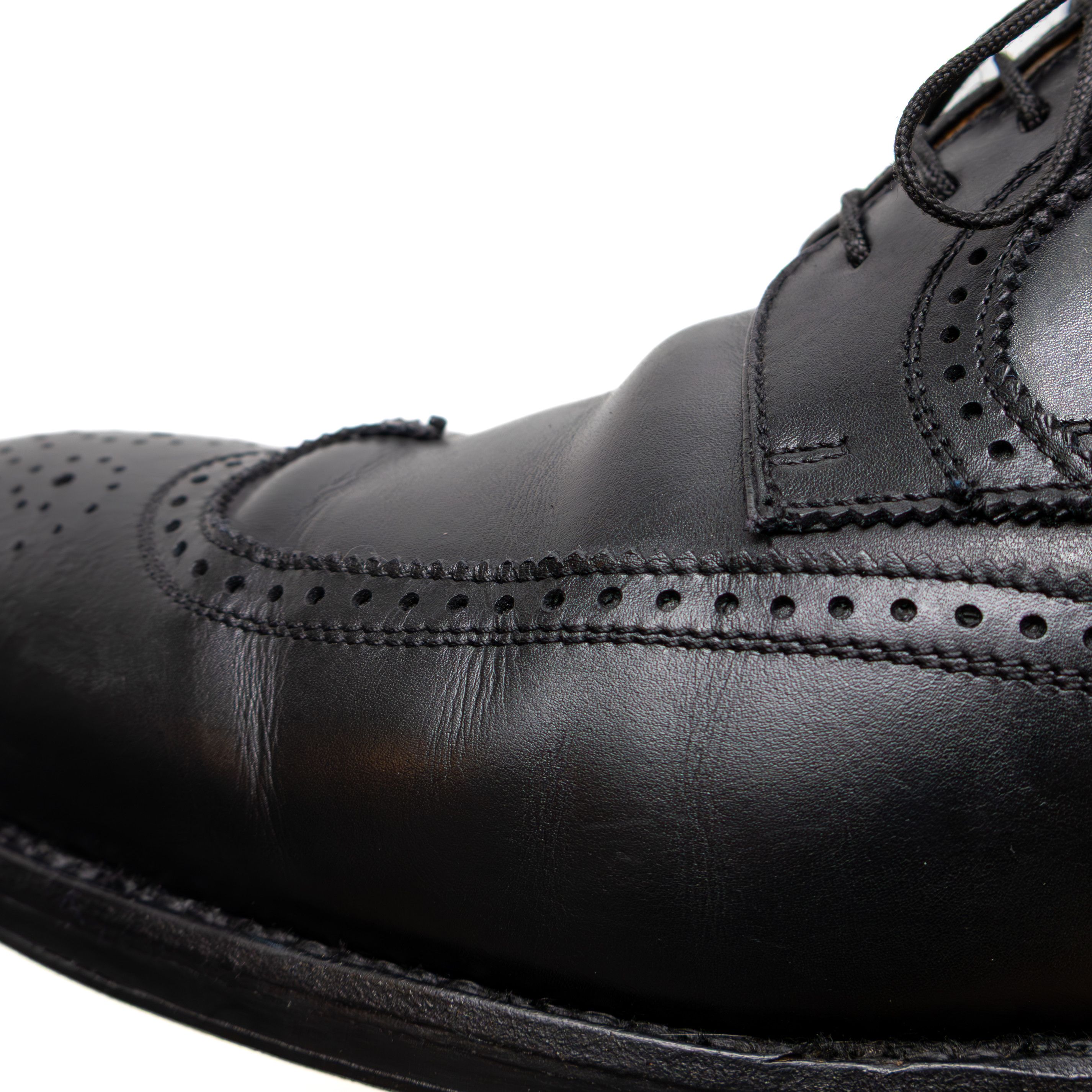 Berwick 1707 Men’s Berwick 1707 Black Leather Brogue Oxford Shoes sz 11 Size US 11 / EU 44 - 14 Thumbnail