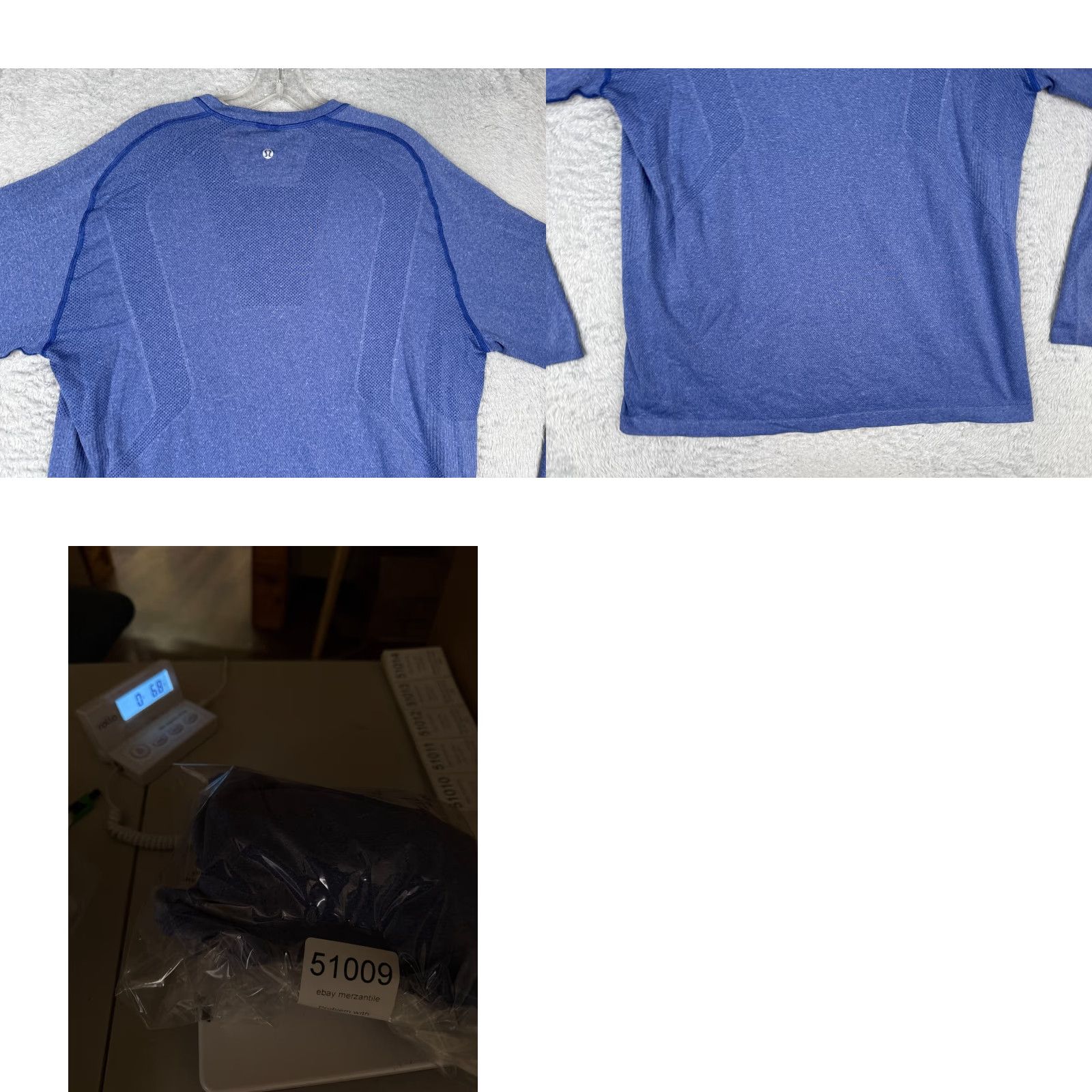 Lululemon Lululemon Shirt Men XL Blue Metal Vent Tech Long Sleeve Shirt Size US XL / EU 56 / 4 - 9 Thumbnail