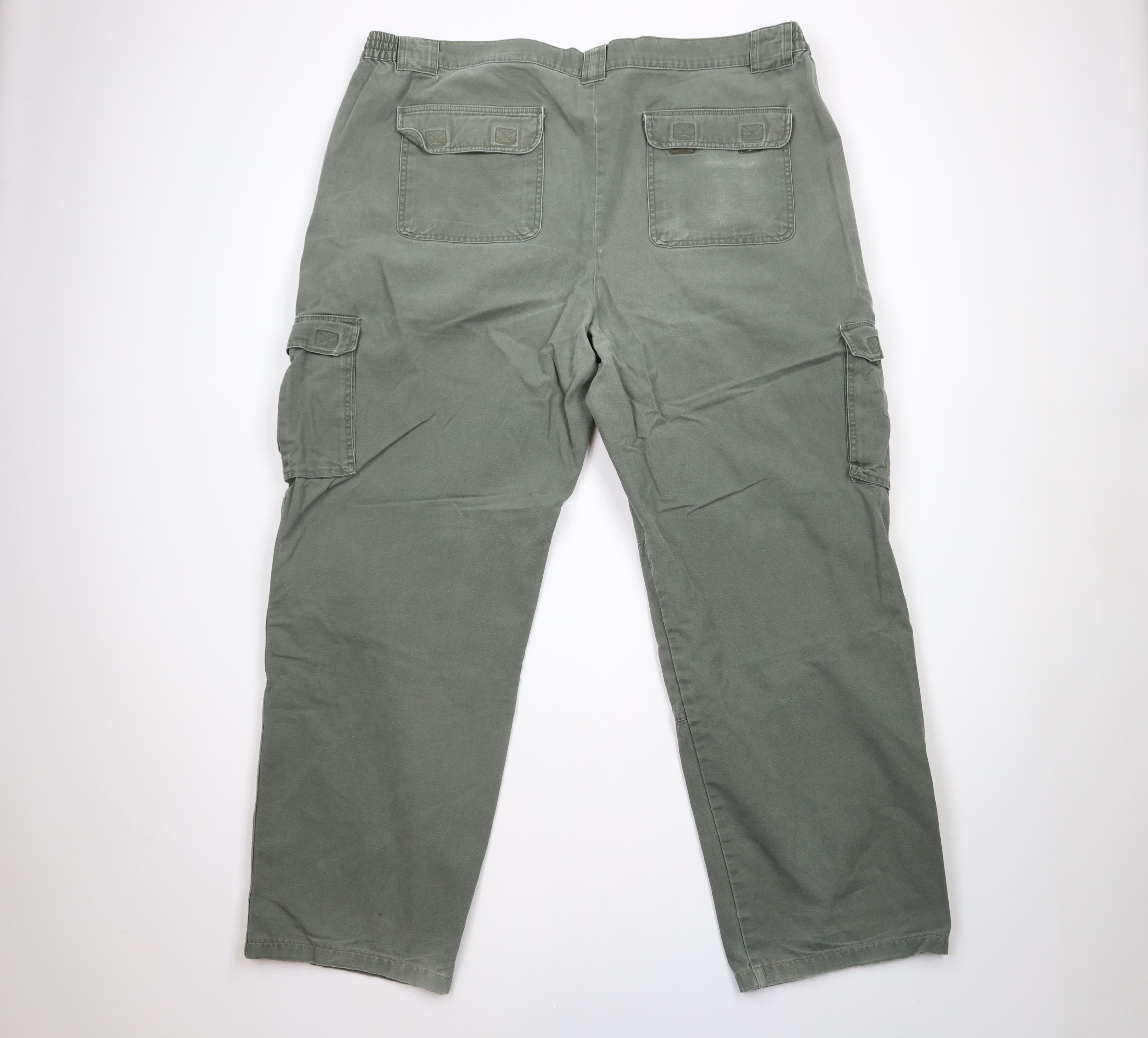 Cabelas × Vintage Vintage Cabelas Knee Wide Leg Canvas Cargo Pants Green Size US 44 / EU 60 - 9 Thumbnail