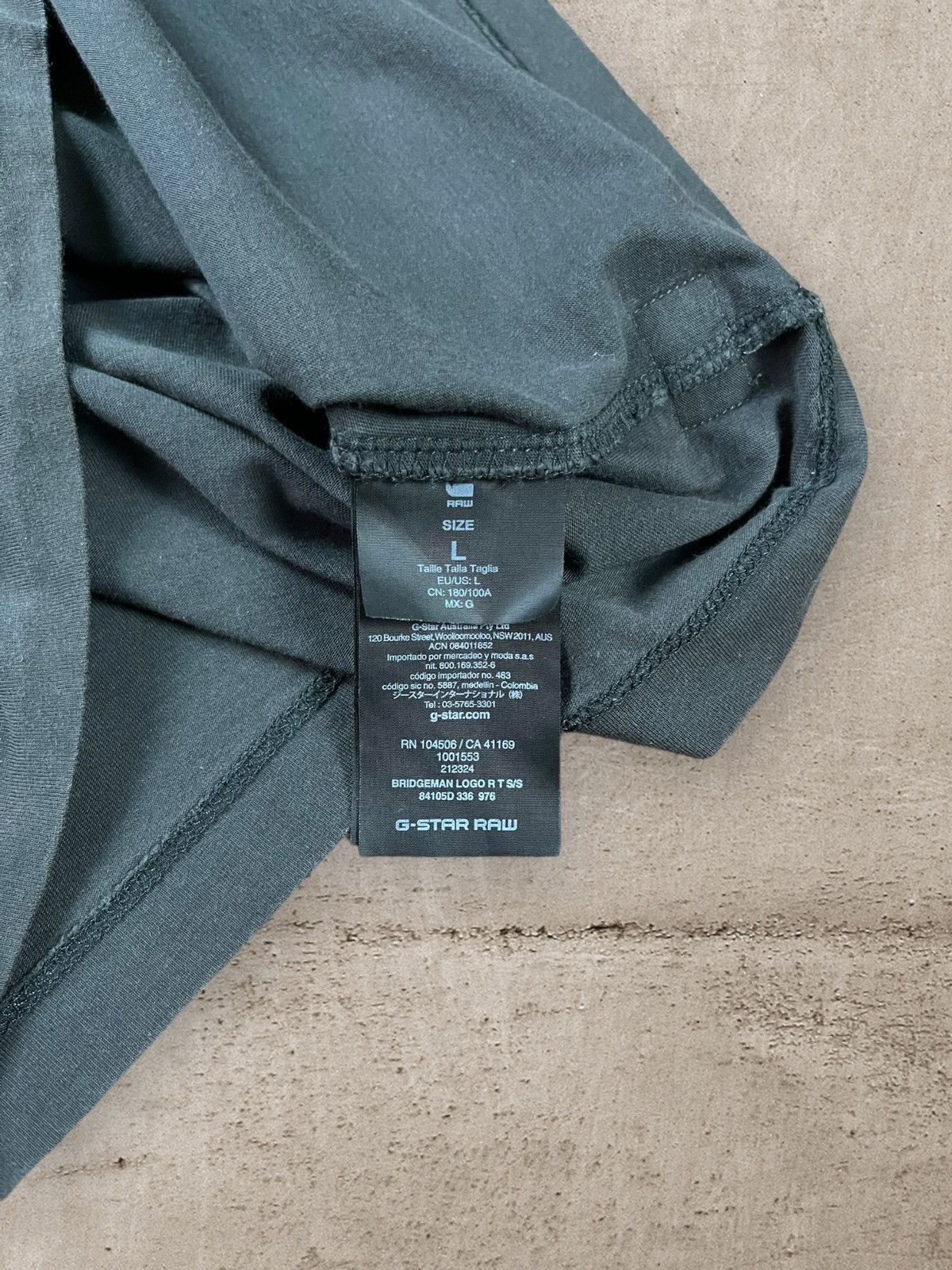 G-Star × Vintage Vintage G-star Raw Cargo Line T-shirt Size L Tee Size US M / EU 48-50 / 2 - 5 Thumbnail