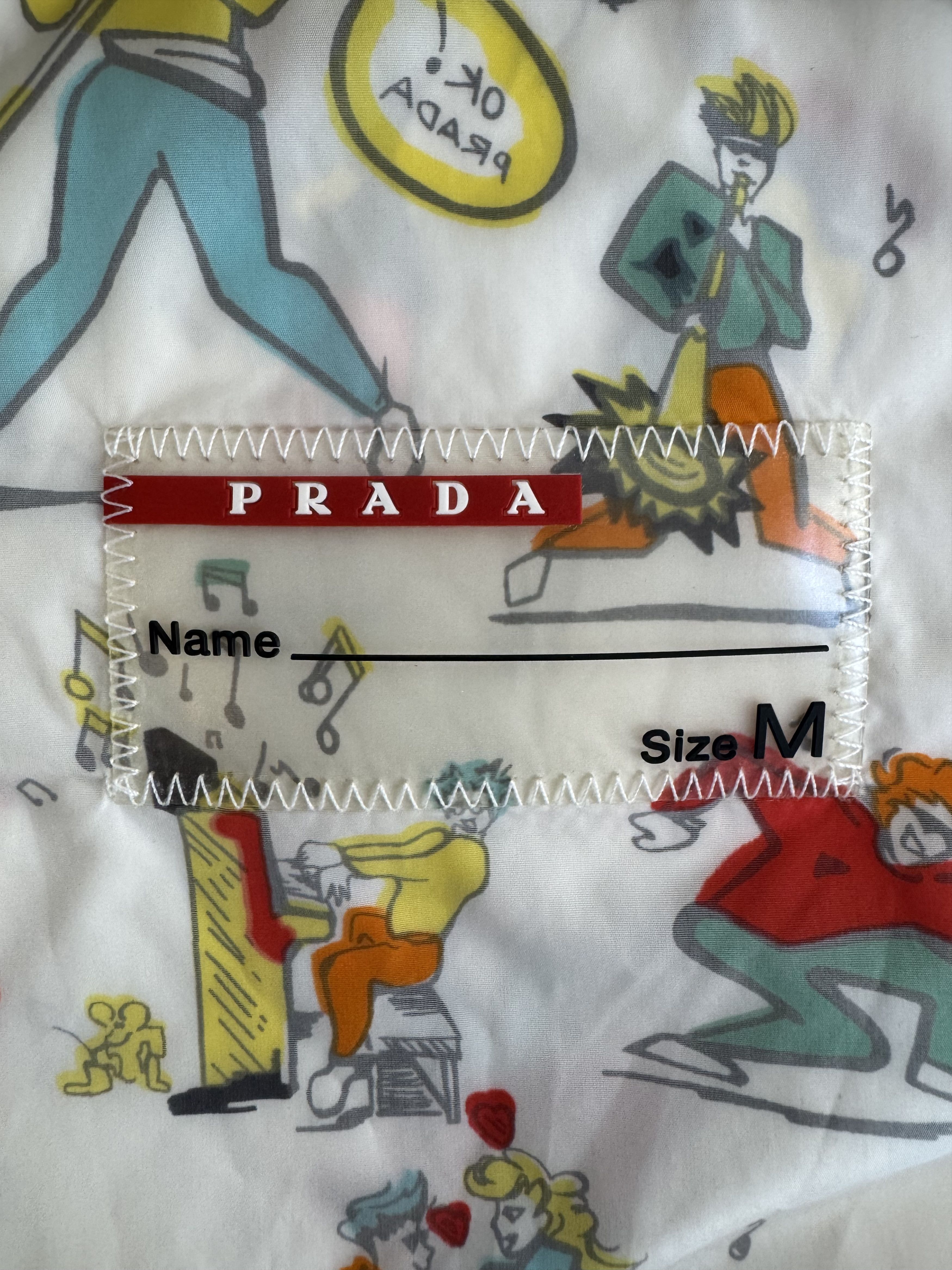 Prada Rockabilly Cartoon Print Hooded Jacket Size M / US 6-8 / IT 42-44 - 3 Thumbnail