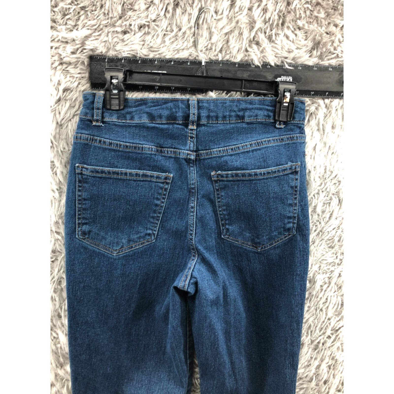 Vintage No Boundaries Jeans Skinny Size 7 Juniors Womens Medium Wash Blue Size 28" / US 6 / IT 42 - 6 Thumbnail
