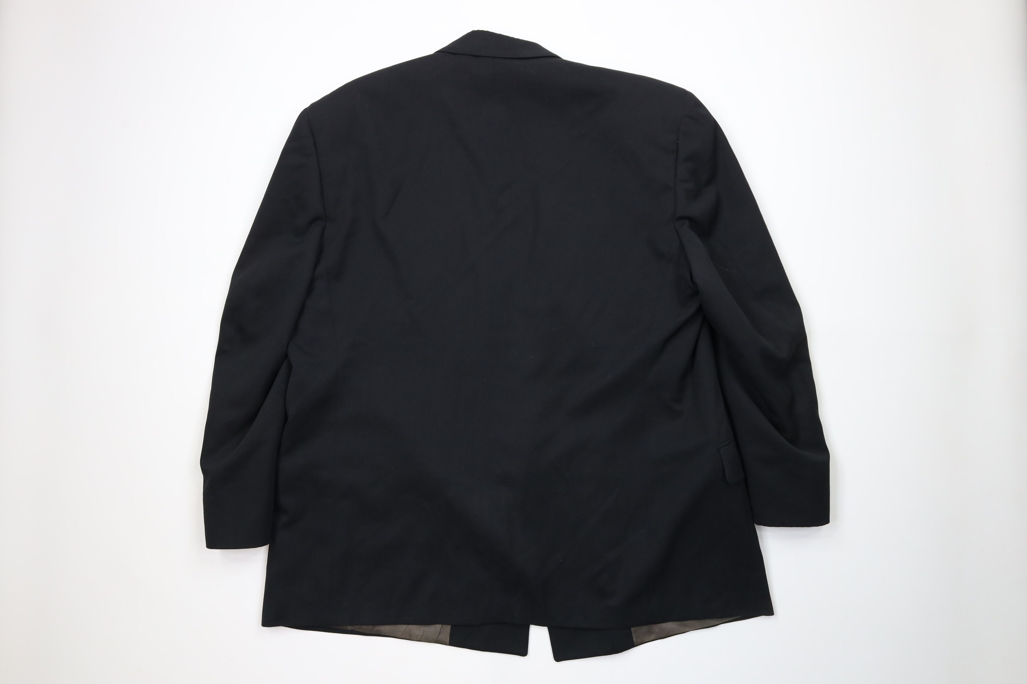Vintage Vintage 90s Streetwear Distressed Wool 2 Piece Suit Wedding Size 44R - 9 Thumbnail