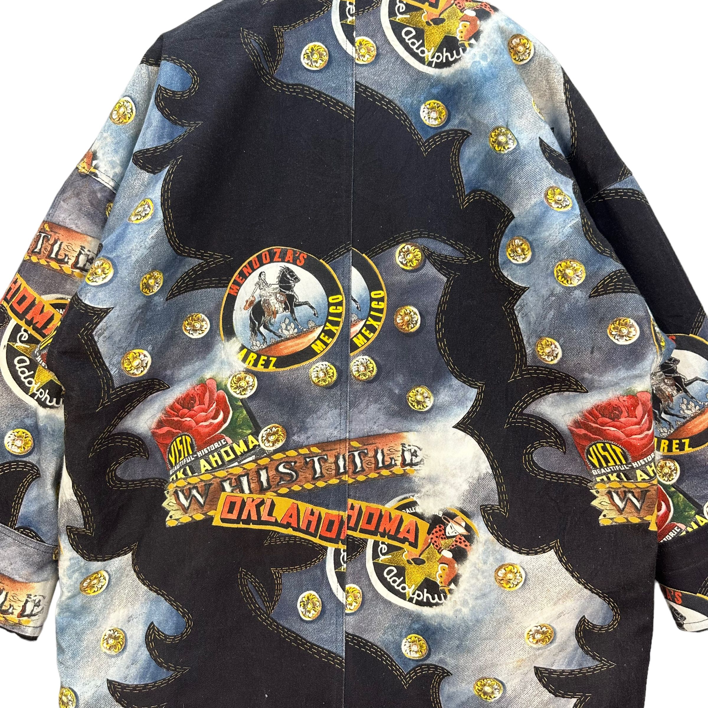 Vintage LUV TRICOT FULLPRINT SHERPA DUFFLE COAT #8294-002 Size M / US 6-8 / IT 42-44 - 10 Thumbnail