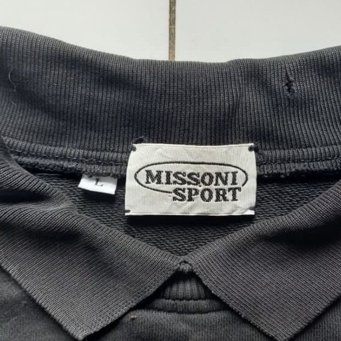 Missoni Missoni Sports Faded Distressed Sweatshirt Size US L / EU 52-54 / 3 - 3 Thumbnail