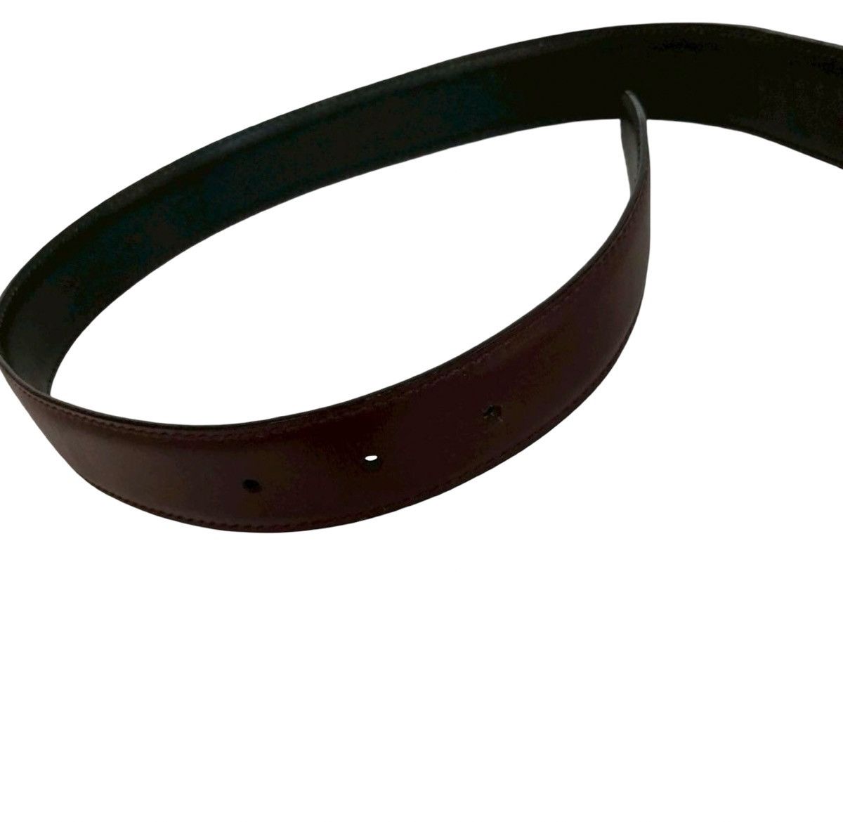 Gucci Gucci G-Buckle Leather Belt Wine Red/Silver Tom Ford Era Size ONE SIZE - 7 Thumbnail