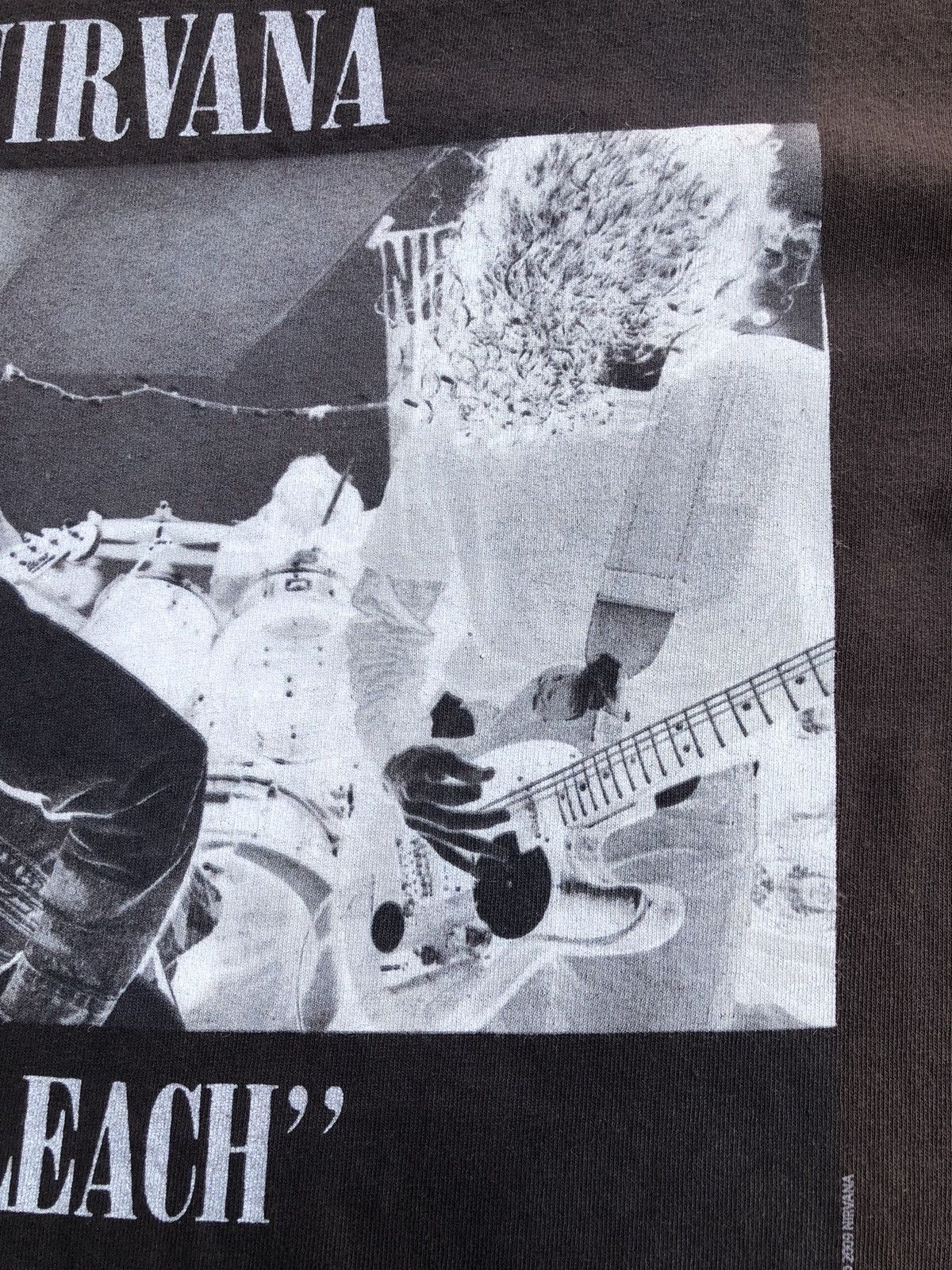 Band Tees × Nirvana × Vintage Vintage 2009 NIRVANA Bleach Grunge Tee Size US M / EU 48-50 / 2 - 5 Thumbnail