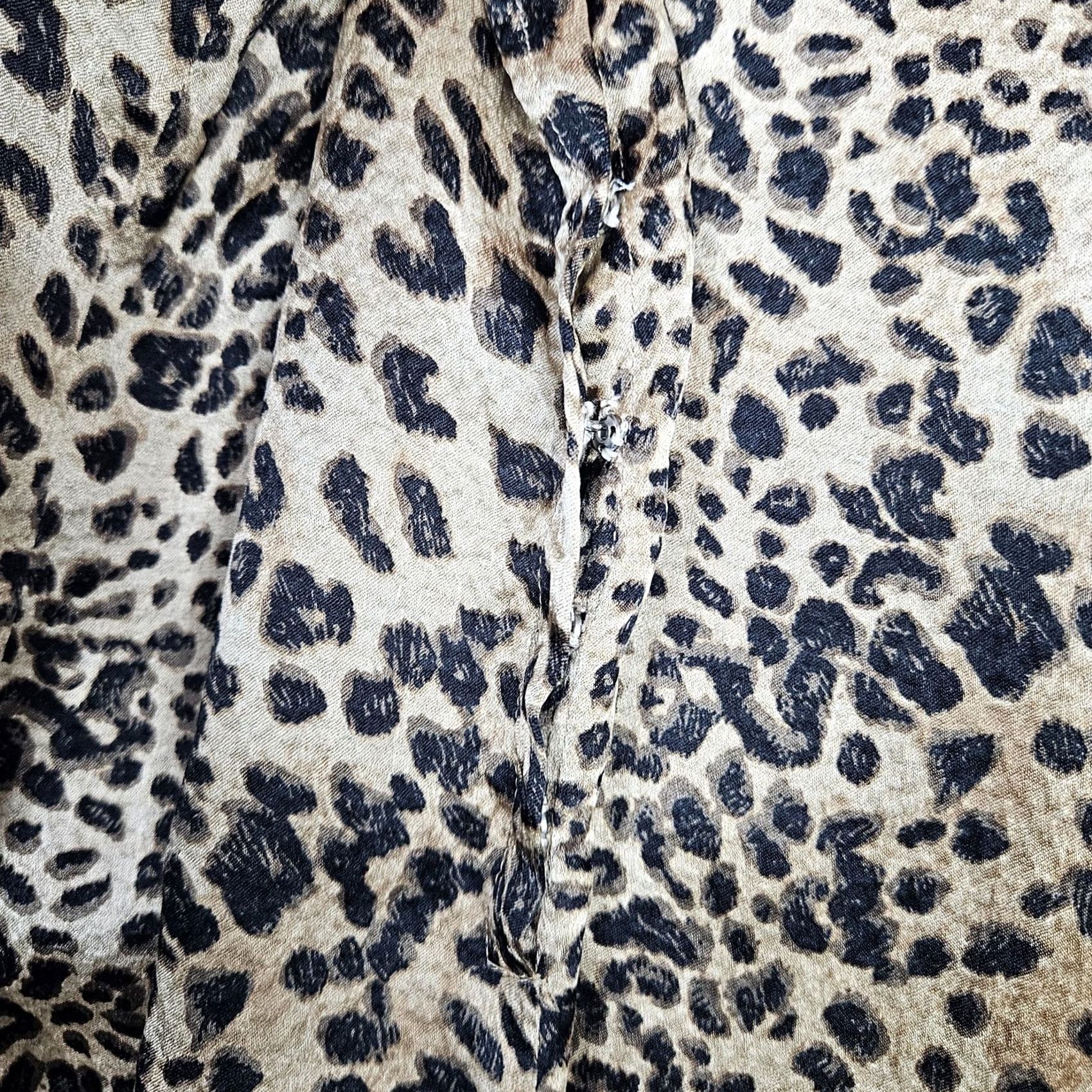 Vintage Rebecca Rebecca Taylor Woman Blouse Animal Print Silk 100% Long Sleeve Size 2 Brown Womens Regular Short Sleeve Size XS / US 0-2 / IT 36-38 - 3 Thumbnail