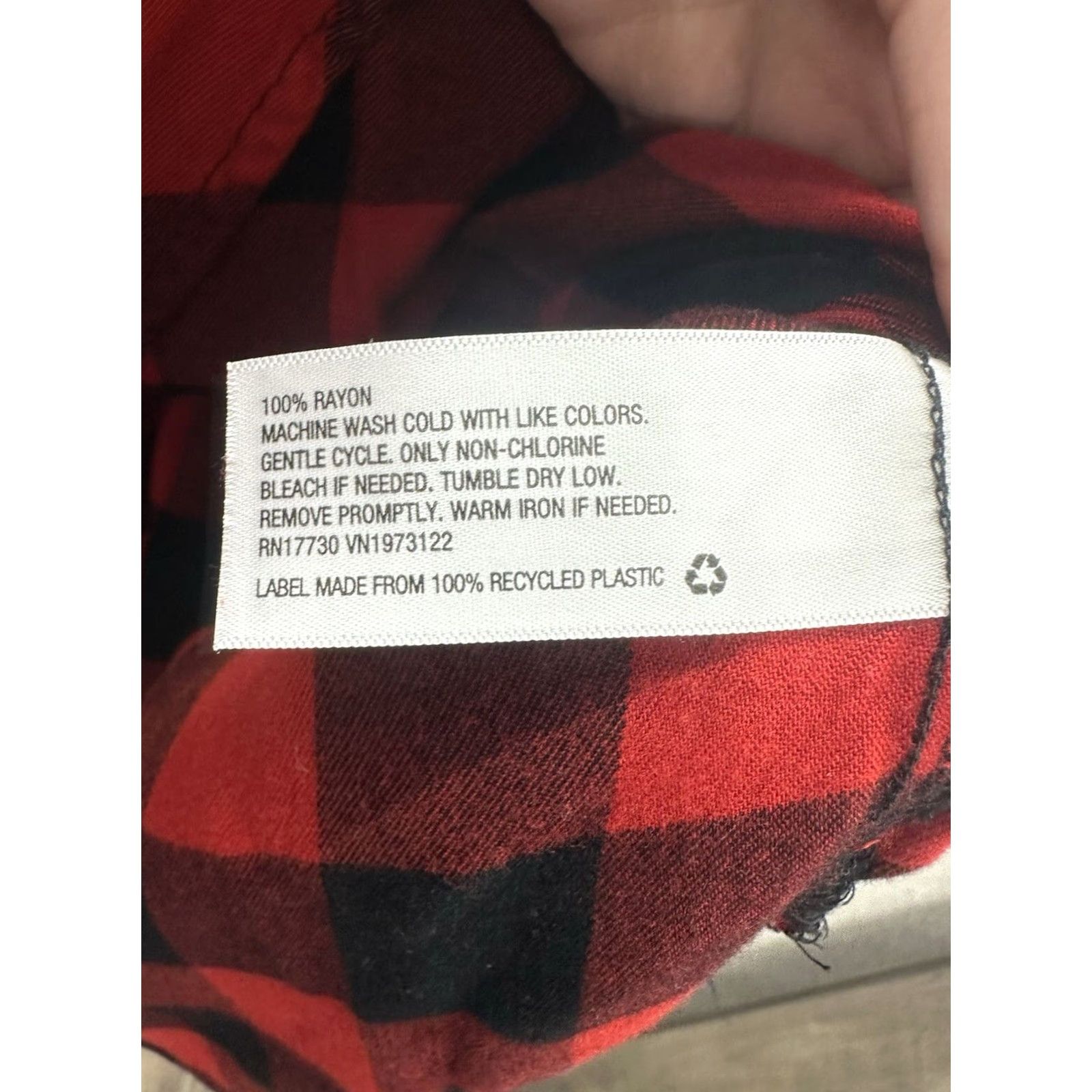 Vintage Universal Threads Womens Top Size Medium Buffalo Plaid Flannel Long Sleeve Shirt Size M / US 6-8 / IT 42-44 - 6 Thumbnail
