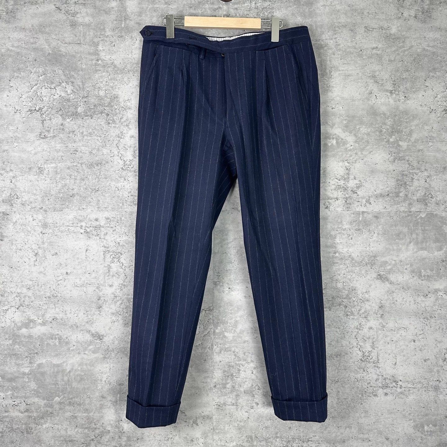 Orazio Luciano Orazio Luciano x Ambrosi Napoli Bespoke Suit Size 50 Lightly Used Size 50R - 7 Thumbnail