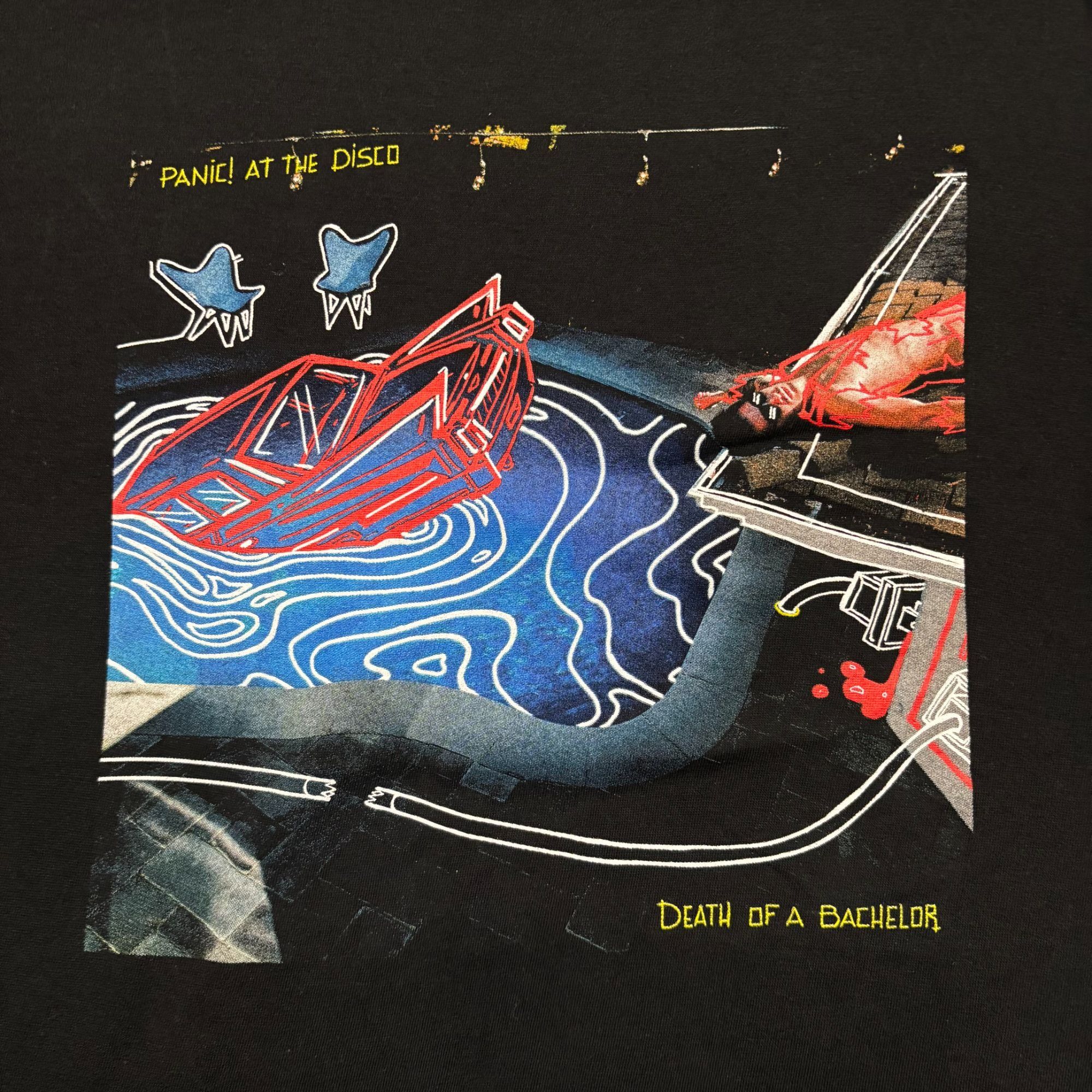 Band Tees Panic at the Disco Death of a Bachelor Album Cover Art Tee M Size US M / EU 48-50 / 2 - 2 Thumbnail