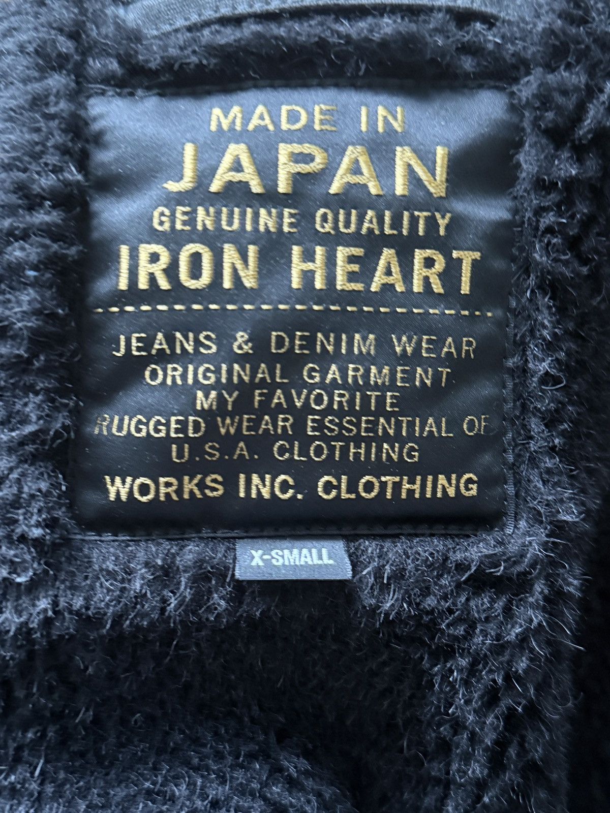 Iron Heart IHM-35-BLK - Whipcord N1 Deck Jacket - Black XS Size US XS / EU 42 / 0 - 3 Thumbnail