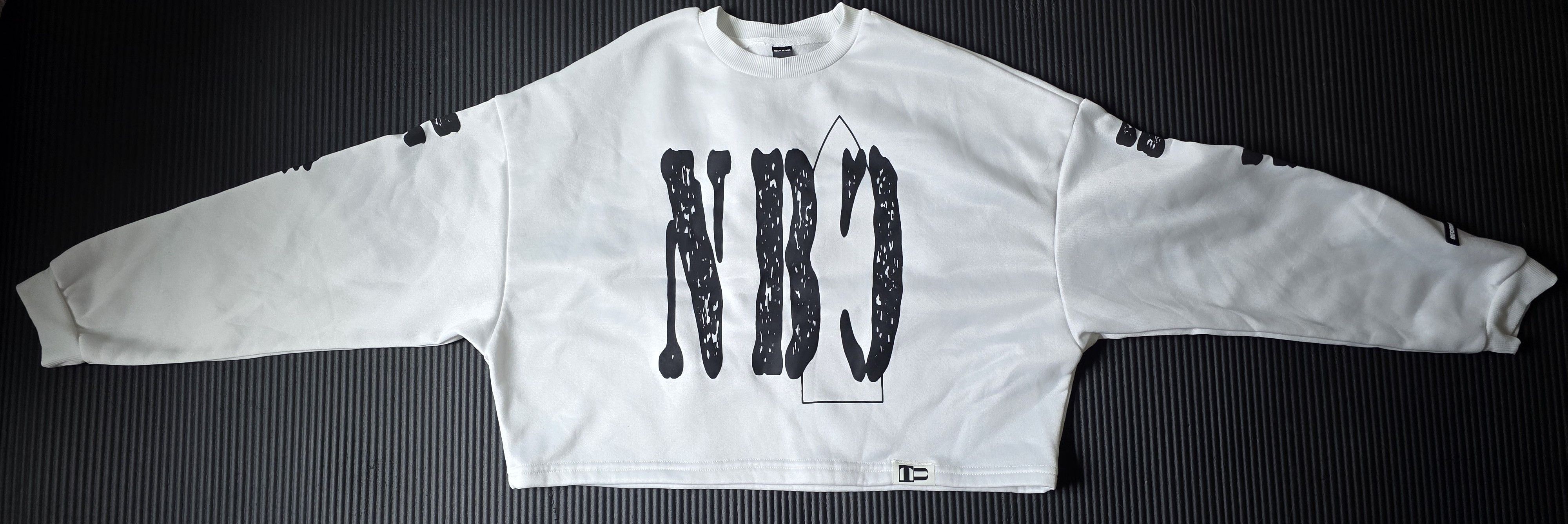 Vintage Round Neck Personalized Letter Print Long Sleeve T-Shirt Size S / US 4 / IT 40 - 3 Thumbnail