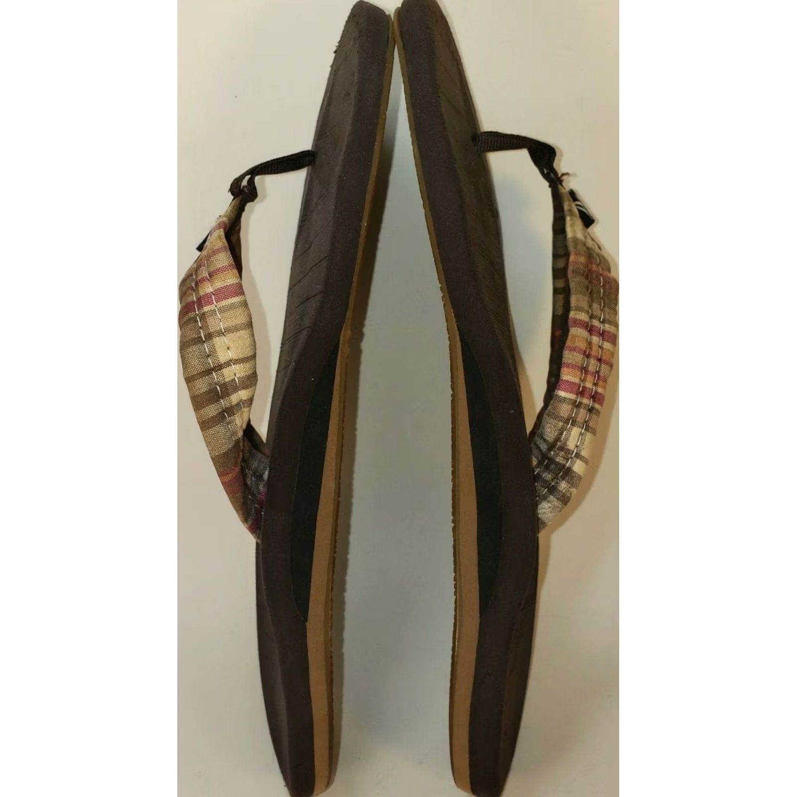 Sperry Sperry Top-Sider Women's Thong Sandals Flip Flops Size 7.5M Multicolor Plaid Pattern Sandal Size M / US 6-8 / IT 42-44 - 7 Thumbnail