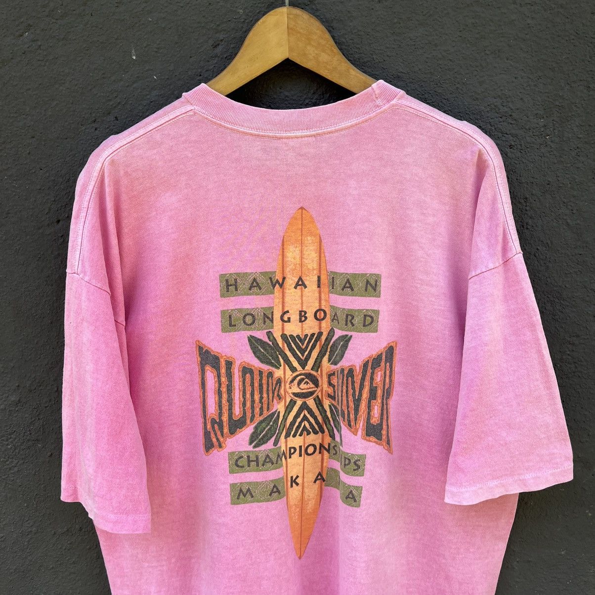 Quiksilver Thrashef Faded 90s Quiksilver Surfing Brand Tee Size US XL / EU 56 / 4 - 2 Thumbnail