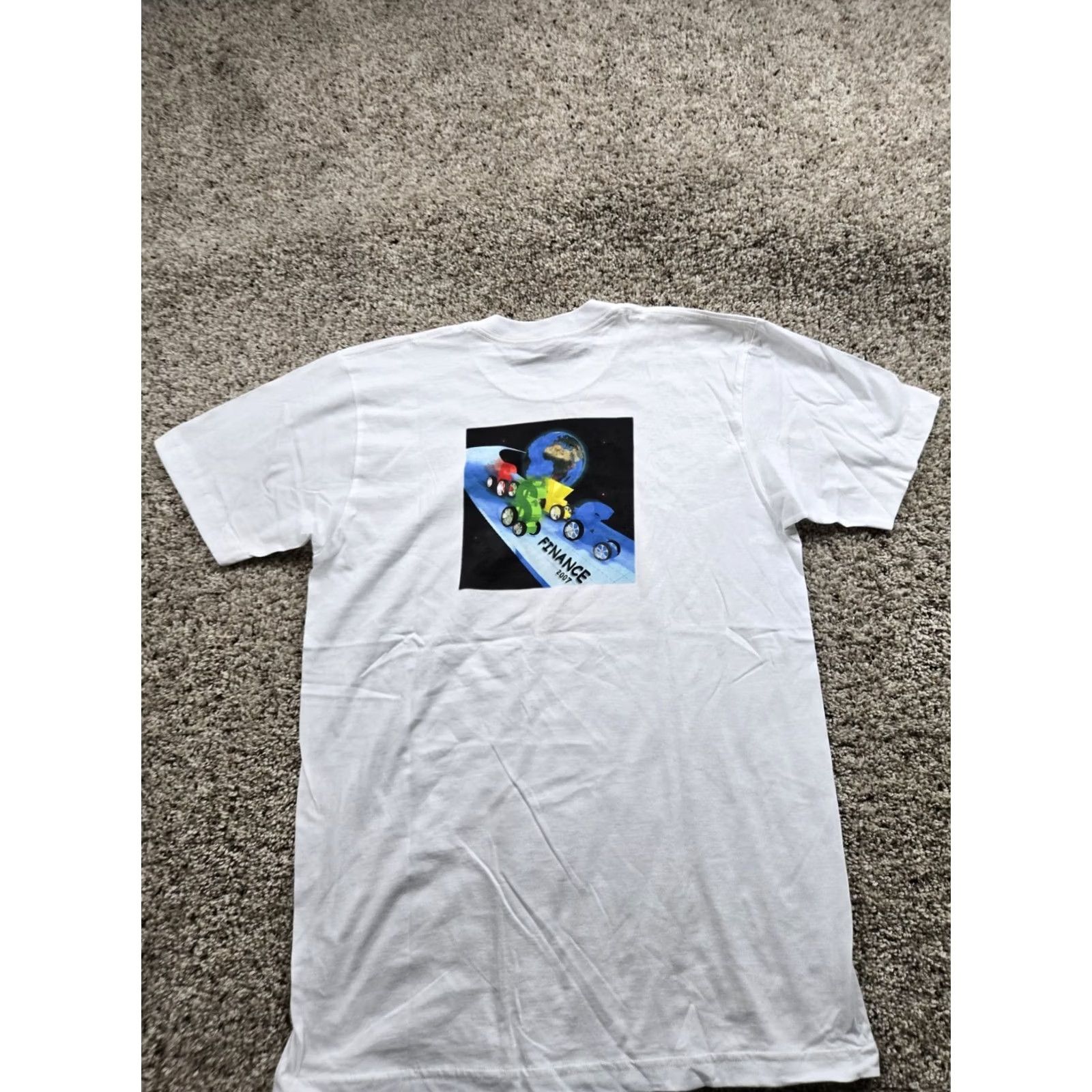 American Apparel Google T Shirt Medium Adults White Short Sleeve Finance 2007 Graphic Crew Neck Size US M / EU 48-50 / 2 - 6 Thumbnail
