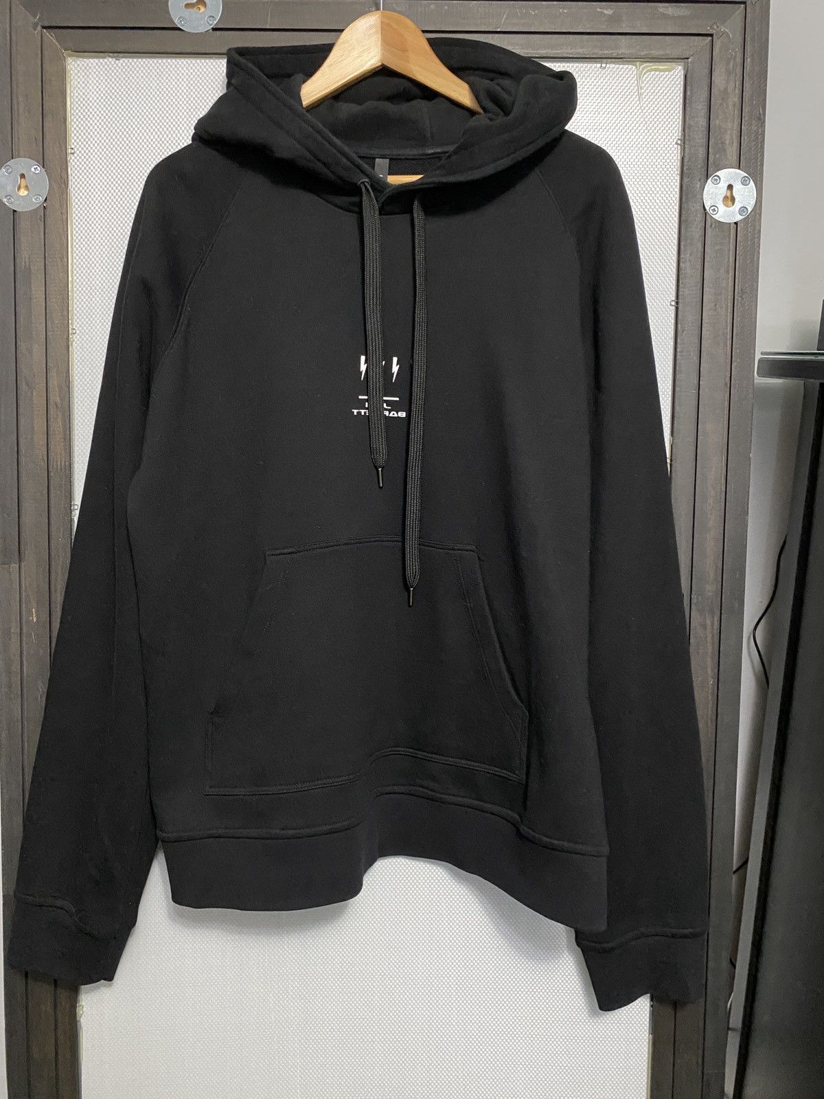 Neil Barrett Black Zeus Rider Hoodie - Neil Barrett Size US M / EU 48-50 / 2 - 5 Thumbnail