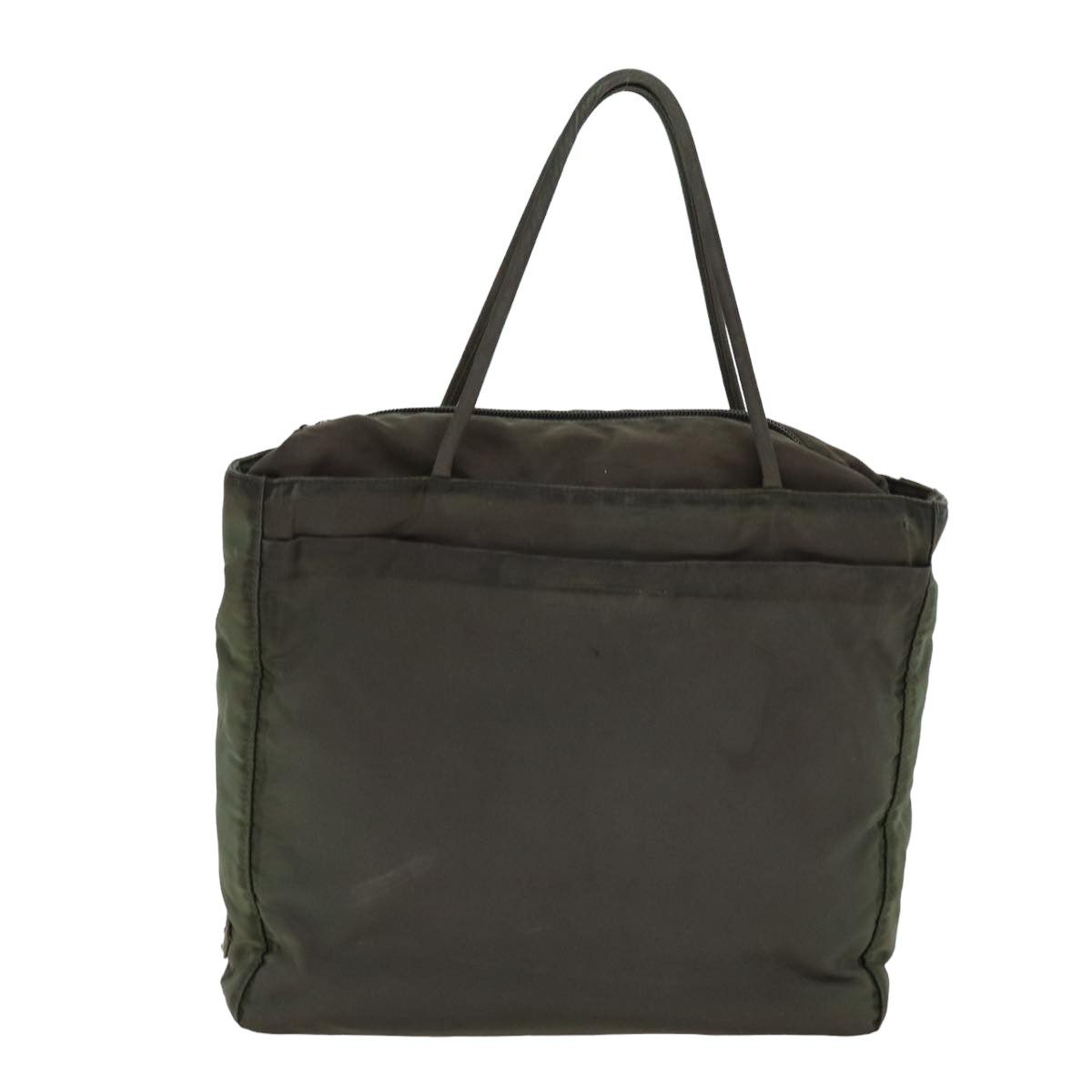 Prada Tessuto Khaki Synthetic Tote Bag (Pre-Owned) Size ONE SIZE - 1 Thumbnail