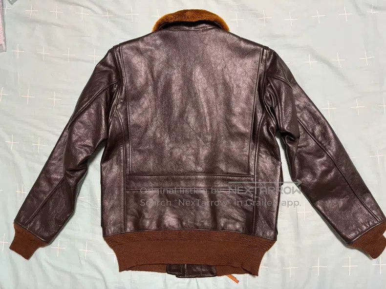 The Real McCoy's The Real McCoys G1 horseskin flight jacket Size US XXS / EU 40 - 2 Thumbnail