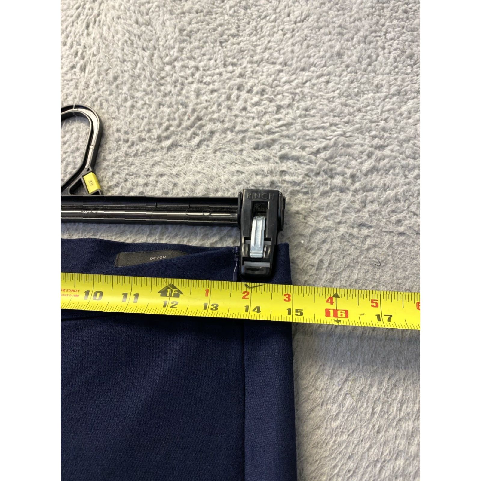 Banana Republic Banana Republic Devon Pants Women 6 Navy High Rise Office Career Dress Pants City Preppy Womens Size 28" / US 6 / IT 42 - 2 Thumbnail