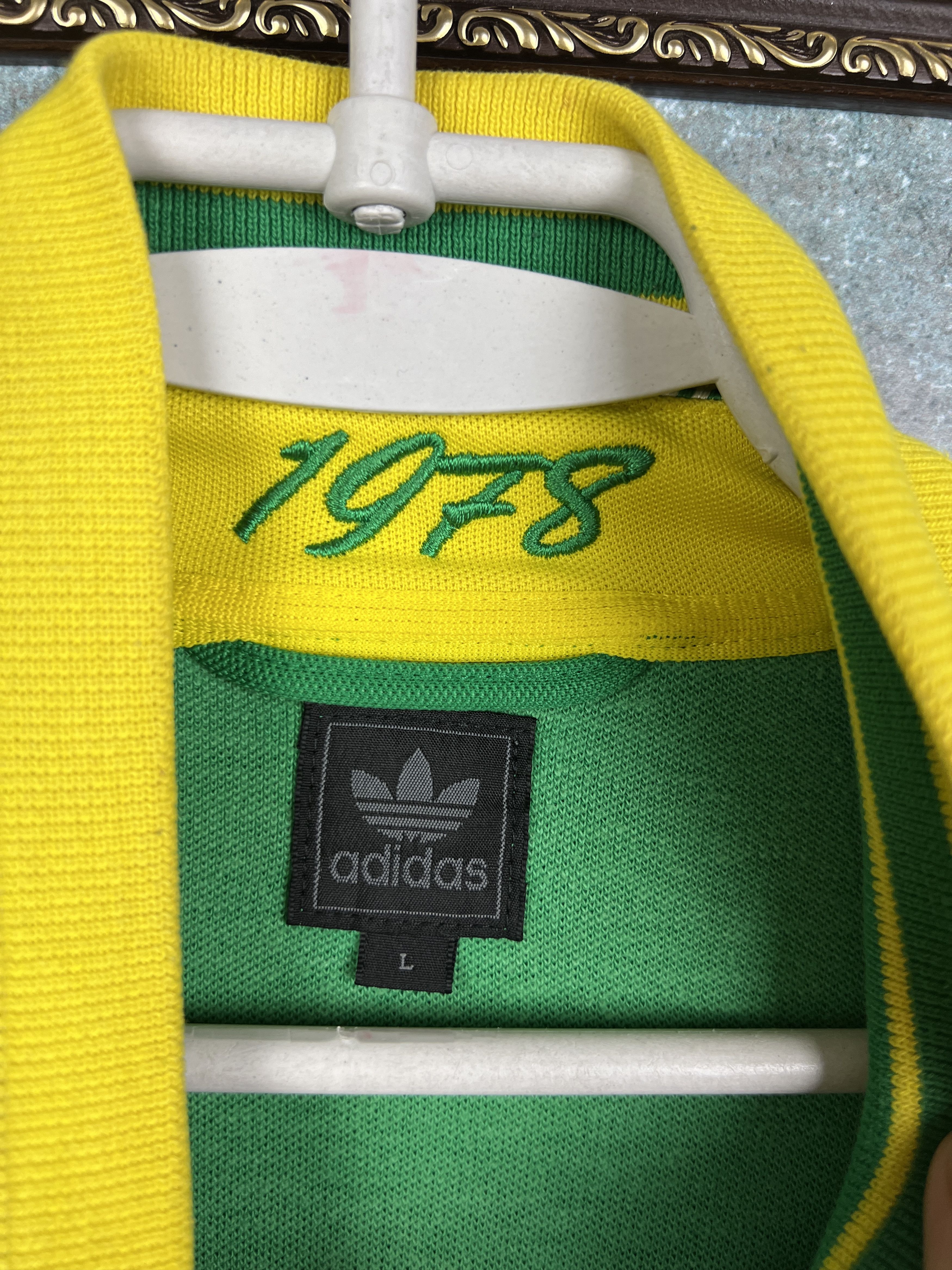 Adidas Originals Brazil Football Jacket Soccer World Cup Track Top Size US L / EU 52-54 / 3 - 7 Thumbnail