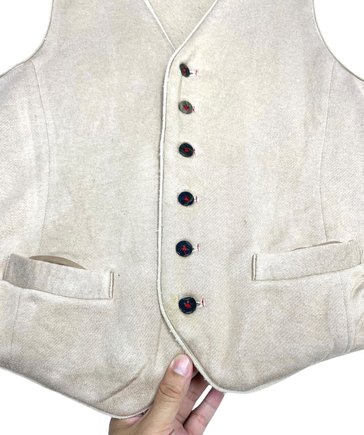 Japanese Brand Rare‼️ Double Standard Clothing/Him Waist Coat Made in Japan Size US S / EU 44-46 / 1 - 8 Thumbnail