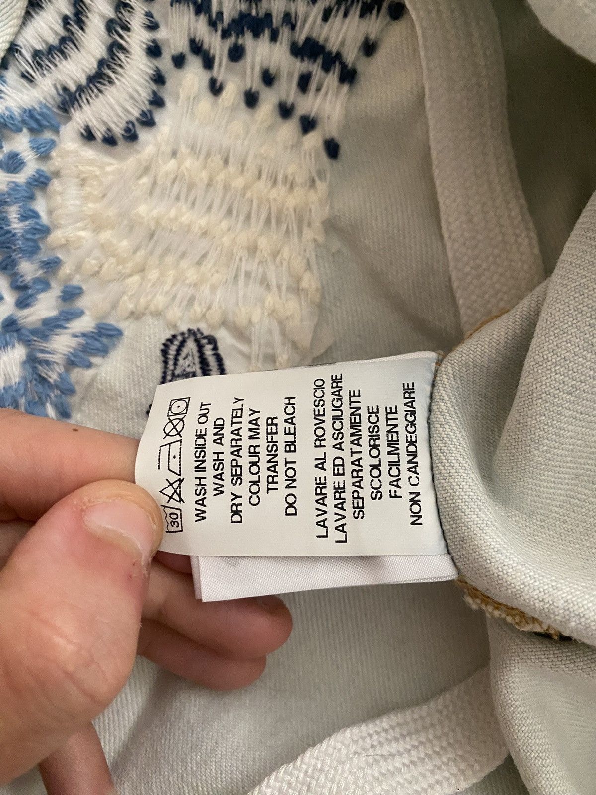 Off-White × Virgil Abloh Off White Denim Eagle Jacket Size US S / EU 44-46 / 1 - 9 Thumbnail