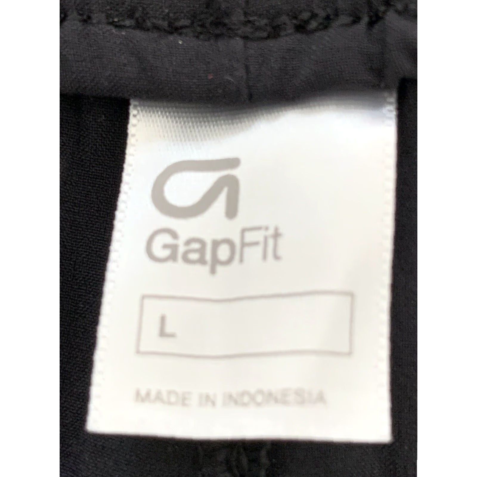 Vintage NEW! Gap Fit Pants Joggers Sz Large Womens Black Comfy! Athleisure Crop pullon Size 36" / US 14 / IT 50 - 3 Thumbnail