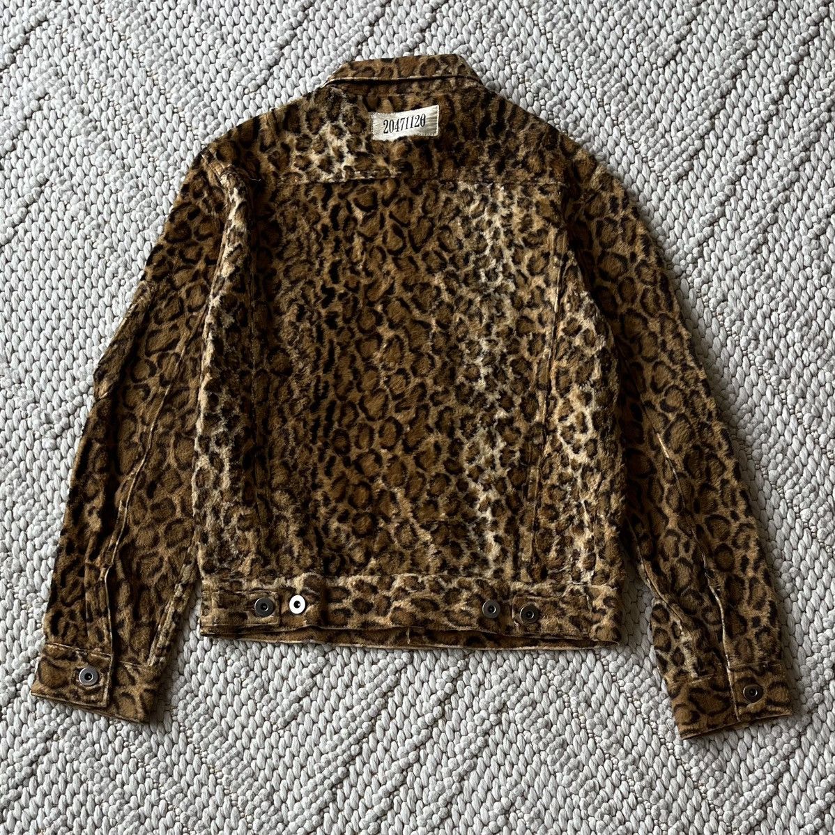 20471120 20471120 AW98 Leopard Faux Fur Trucker Jacket Size US M / EU 48-50 / 2 - 4 Thumbnail