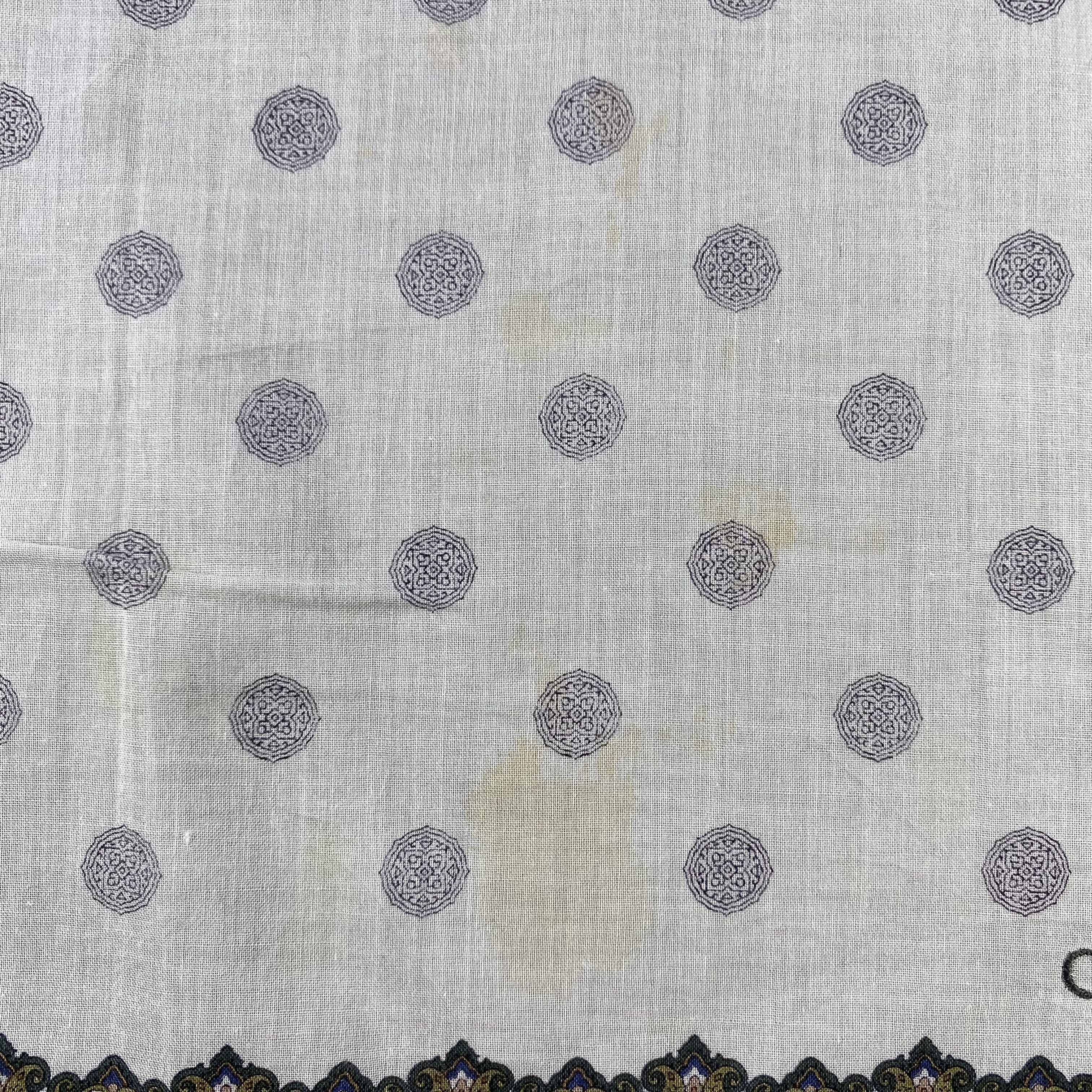 Vintage Christian Dior Handkerchief/Neckerchief/Bandana HC623 Size ONE SIZE - 5 Thumbnail