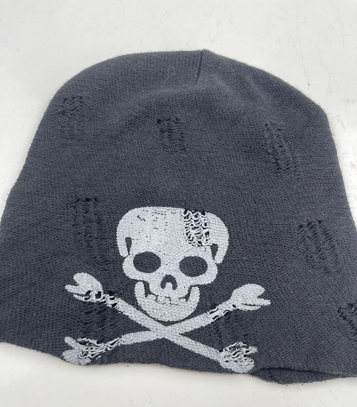 Seditionaries distressed skull beanie hat snow cap tc26 Size ONE SIZE - 3 Thumbnail