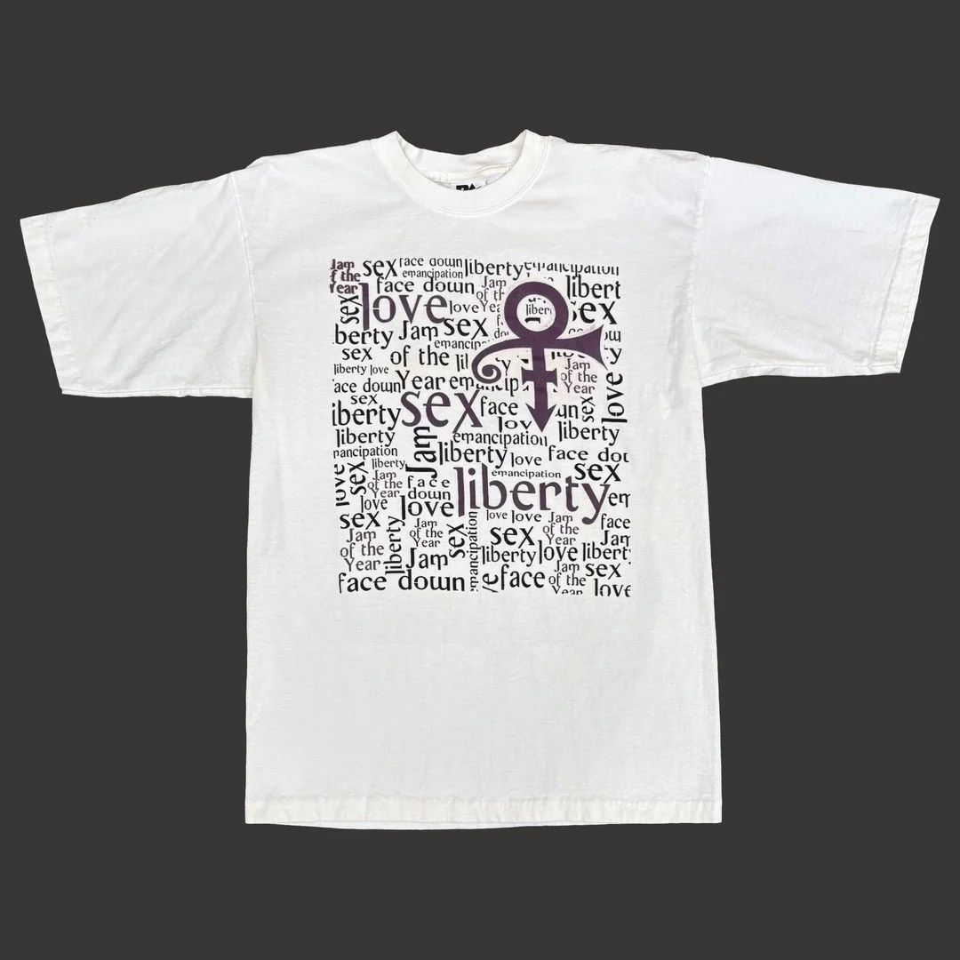 Vintage Prince 1997 98 90s Vintage Jam Year World Tour Band T-Shirt Size US XL / EU 56 / 4 - 1 Thumbnail