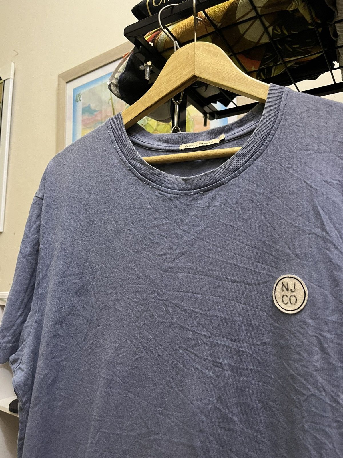 Designer × Nudie Jeans RARE Nudie Jeans T-Shirt Size US XL / EU 56 / 4 - 2 Thumbnail