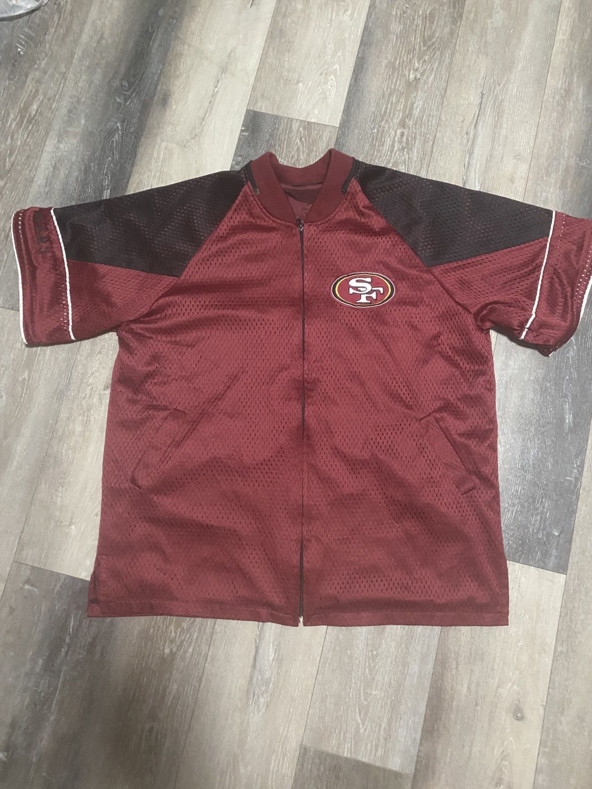 Vintage 49ers Jacket (Turns Into Jersey) – Embroidered