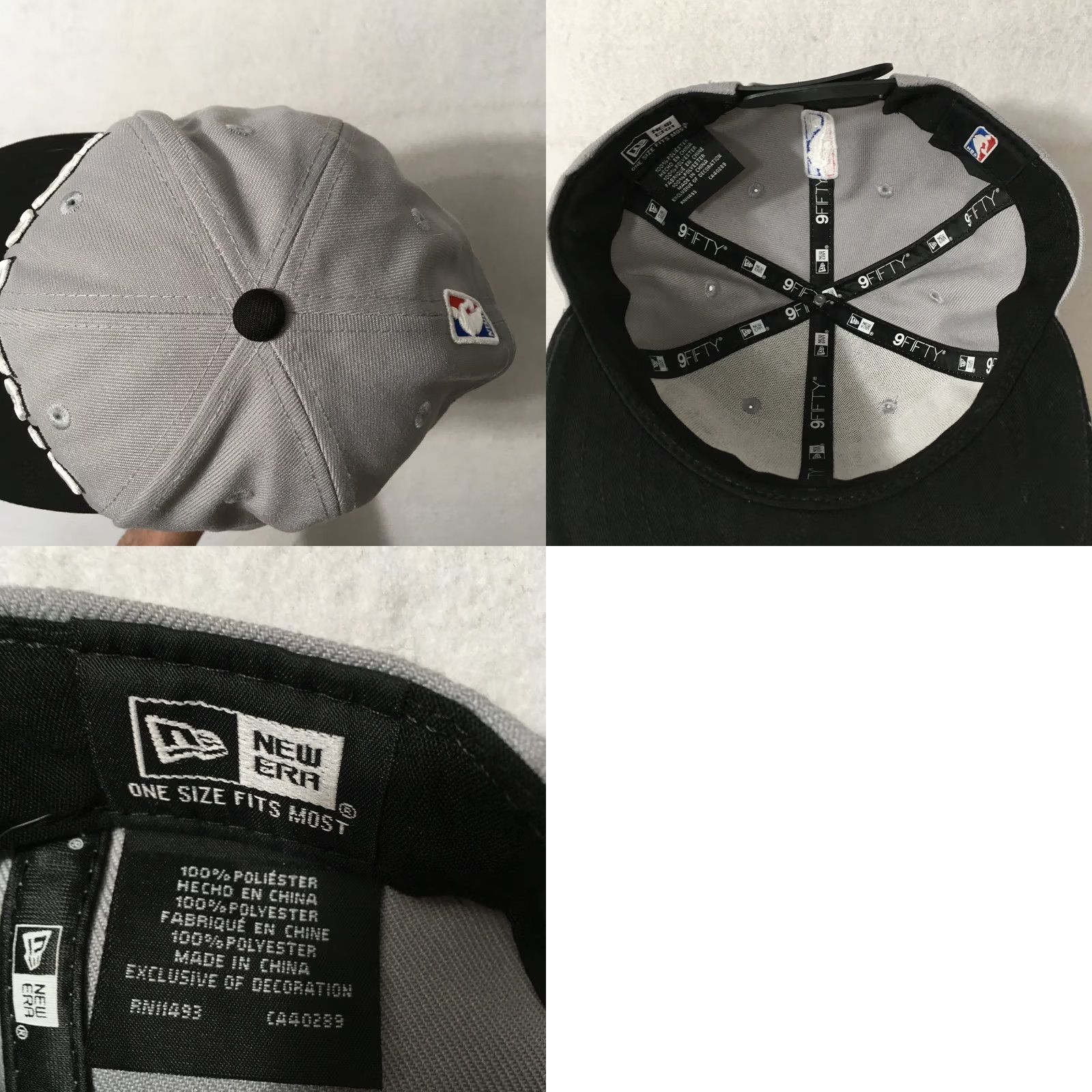 New Era New Era NBA Golden State Warriors 9FIFTY Champions Hat 2019 Finals Hat Adjustable Gray Snapback Men Size Adjustable Cap Size ONE SIZE - 8 Thumbnail