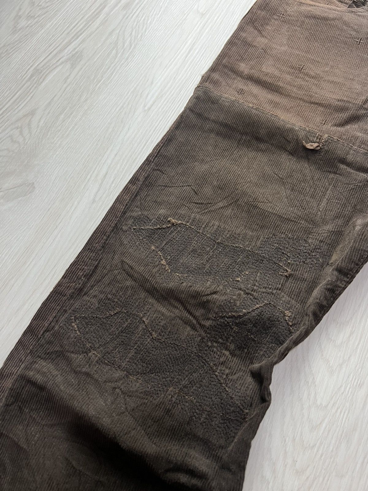 If Six Was Nine Nada Not Nada Rebirth To Tabura Rasa Leather Pocket Pants Size US 31 - 7 Thumbnail
