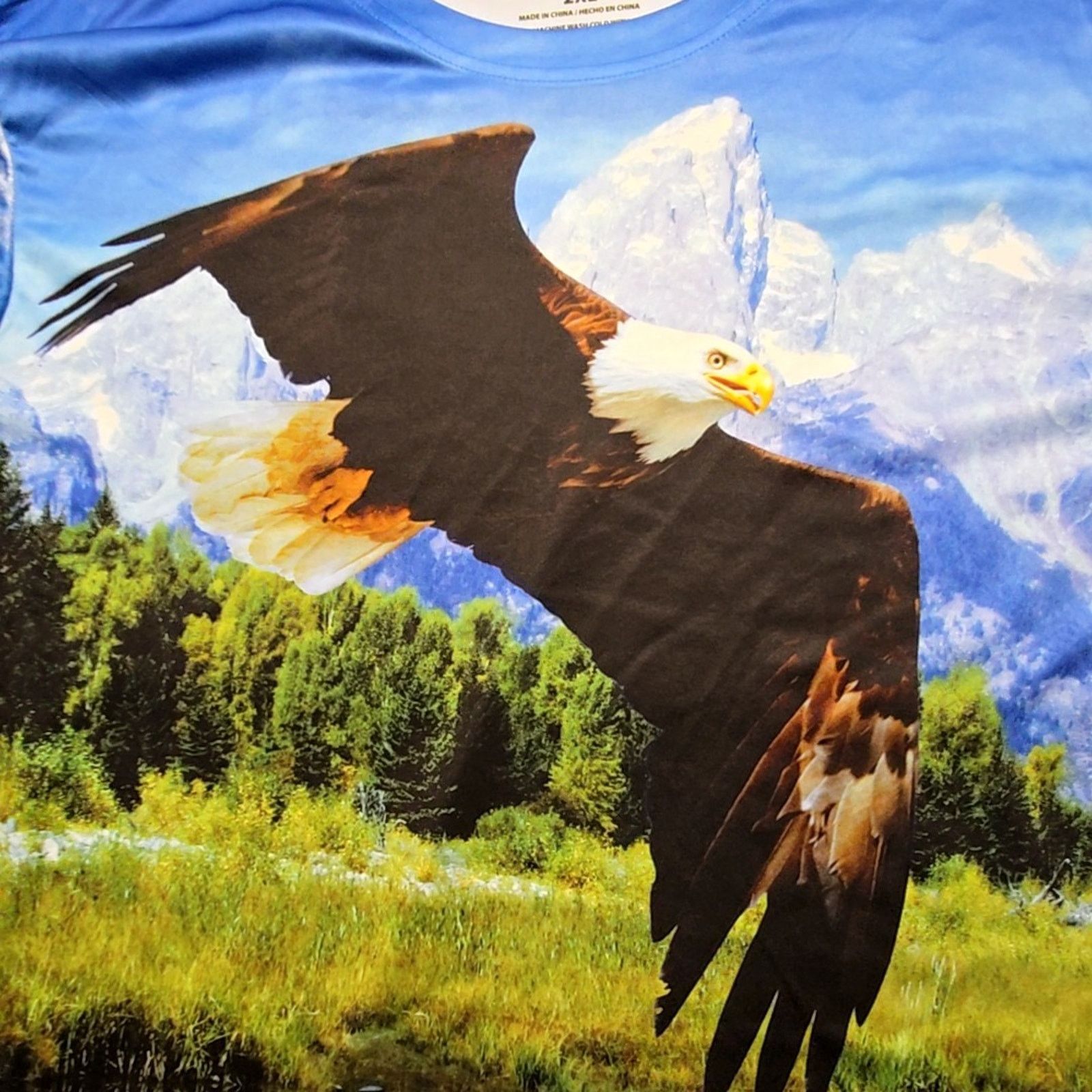Other Eagle Graphic Polyester Shirt Nature 2XL AOP Long Sleeve Size US XXL / EU 58 / 5 - 2 Thumbnail